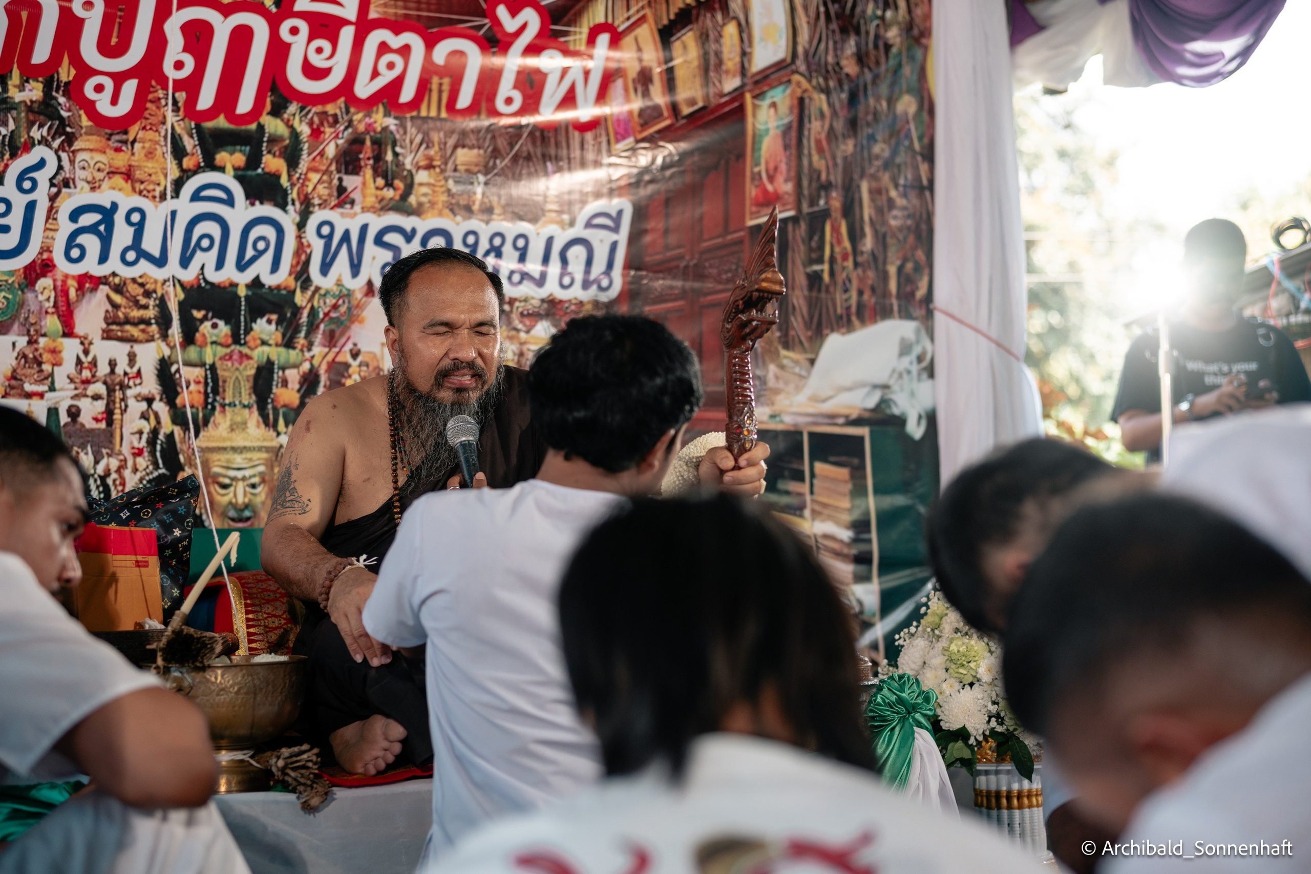 Thai monk. Photographer in Guangzhou, China. Archibald Sonnenhaft