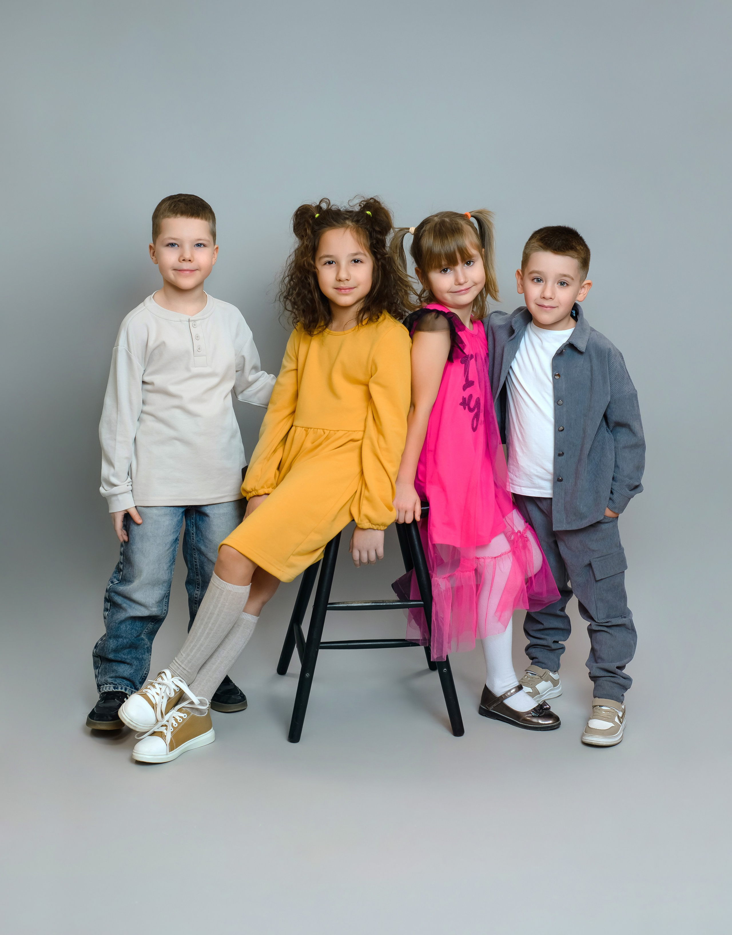 Студийная съемка в саду