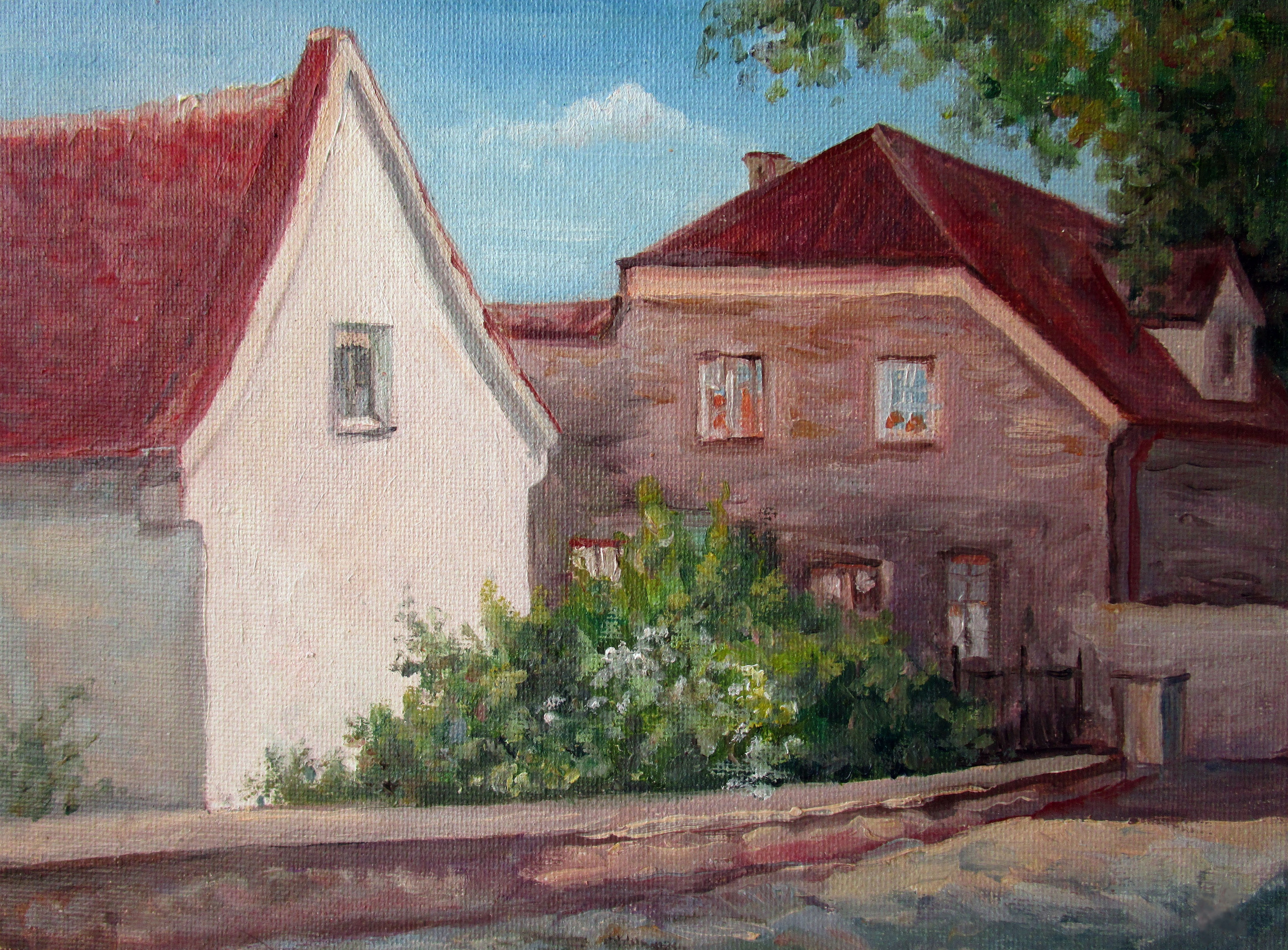 Летний Таллинн; холст / масло, 2012