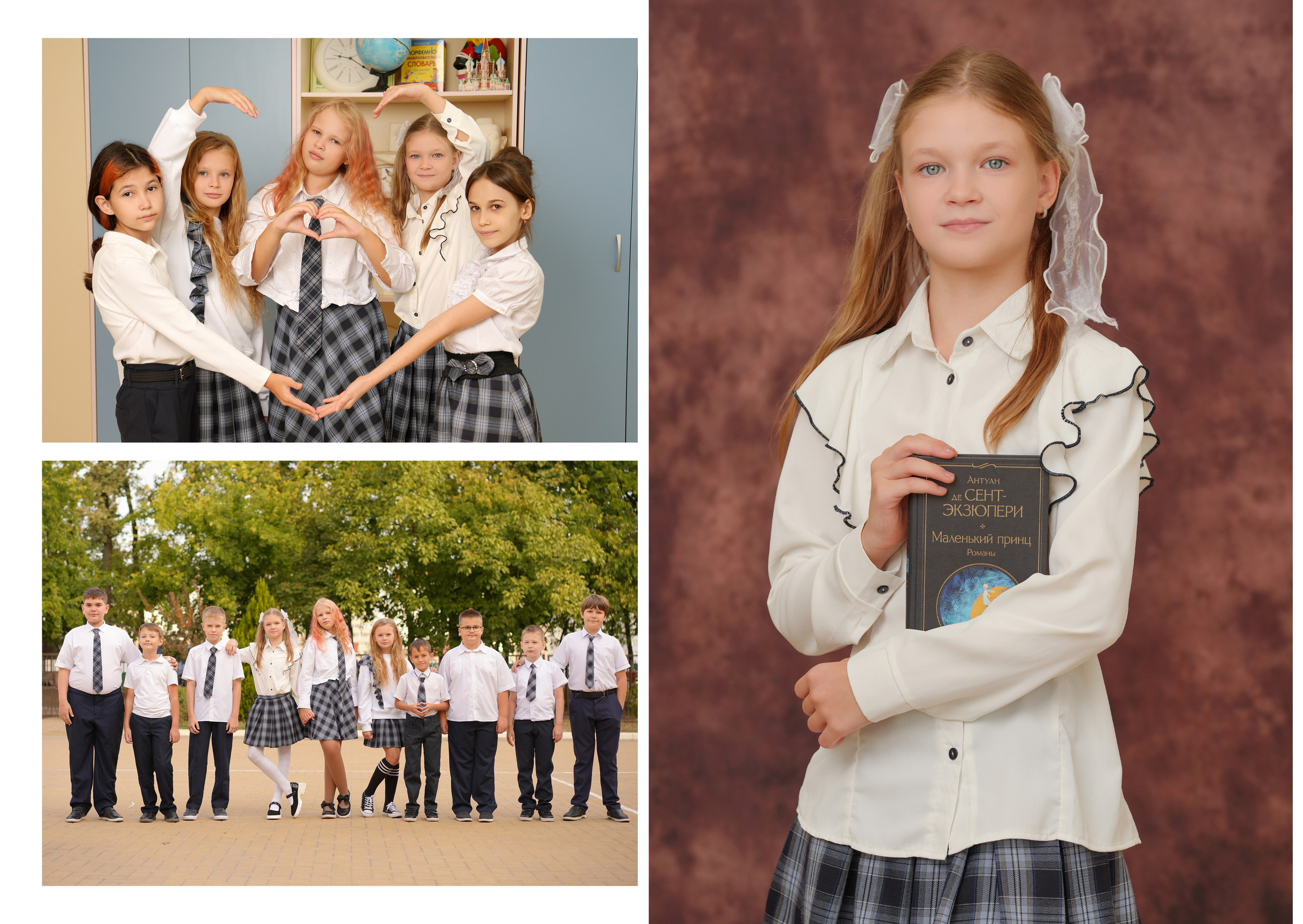 ШКОЛА 104 — 4 «В» класс. Красивый выпускной альбом в Краснодаре