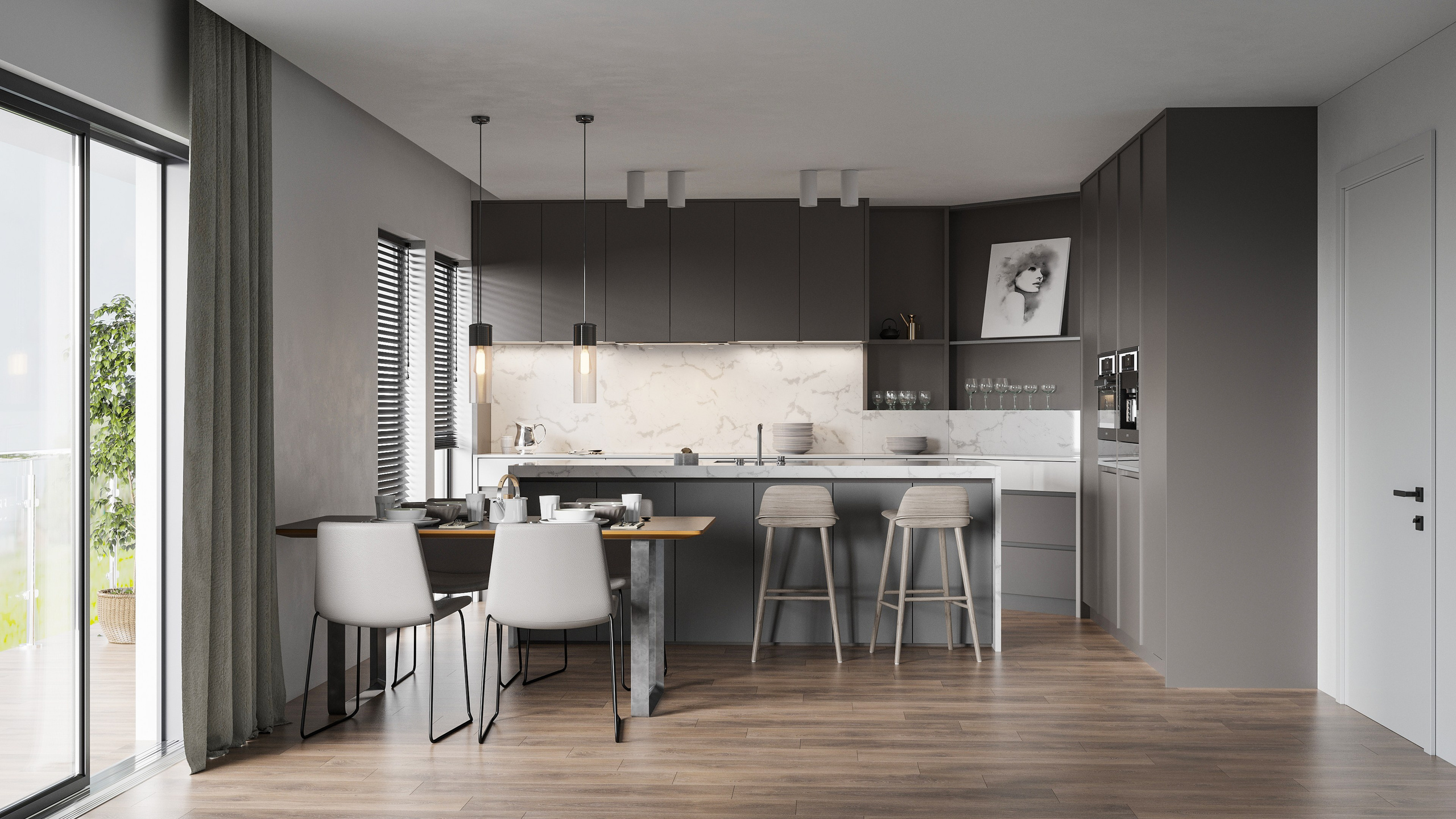 Apartment interior, Europe