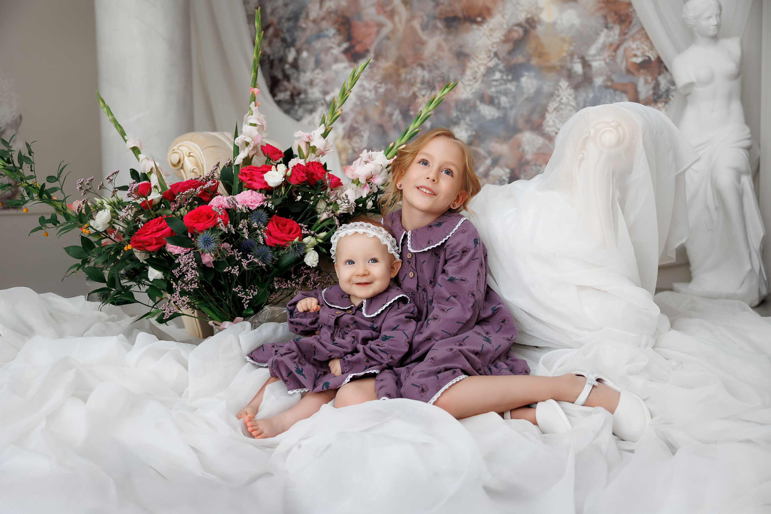 Семейная фотосессия в студии. Фотограф Анастасия Сынкова в Санкт-Петербурге