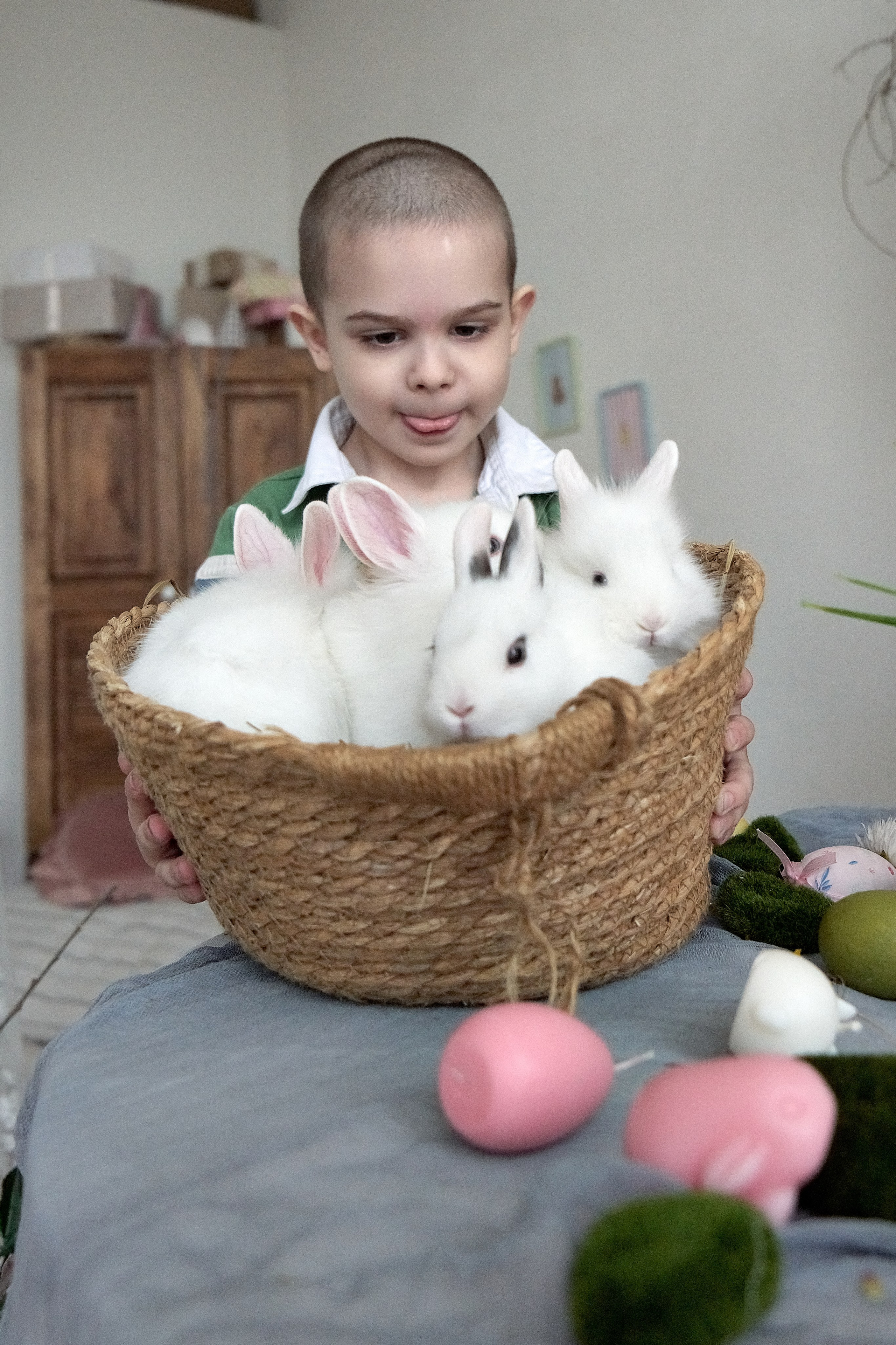 Пасхальная фотосессия с животными в Краснодаре