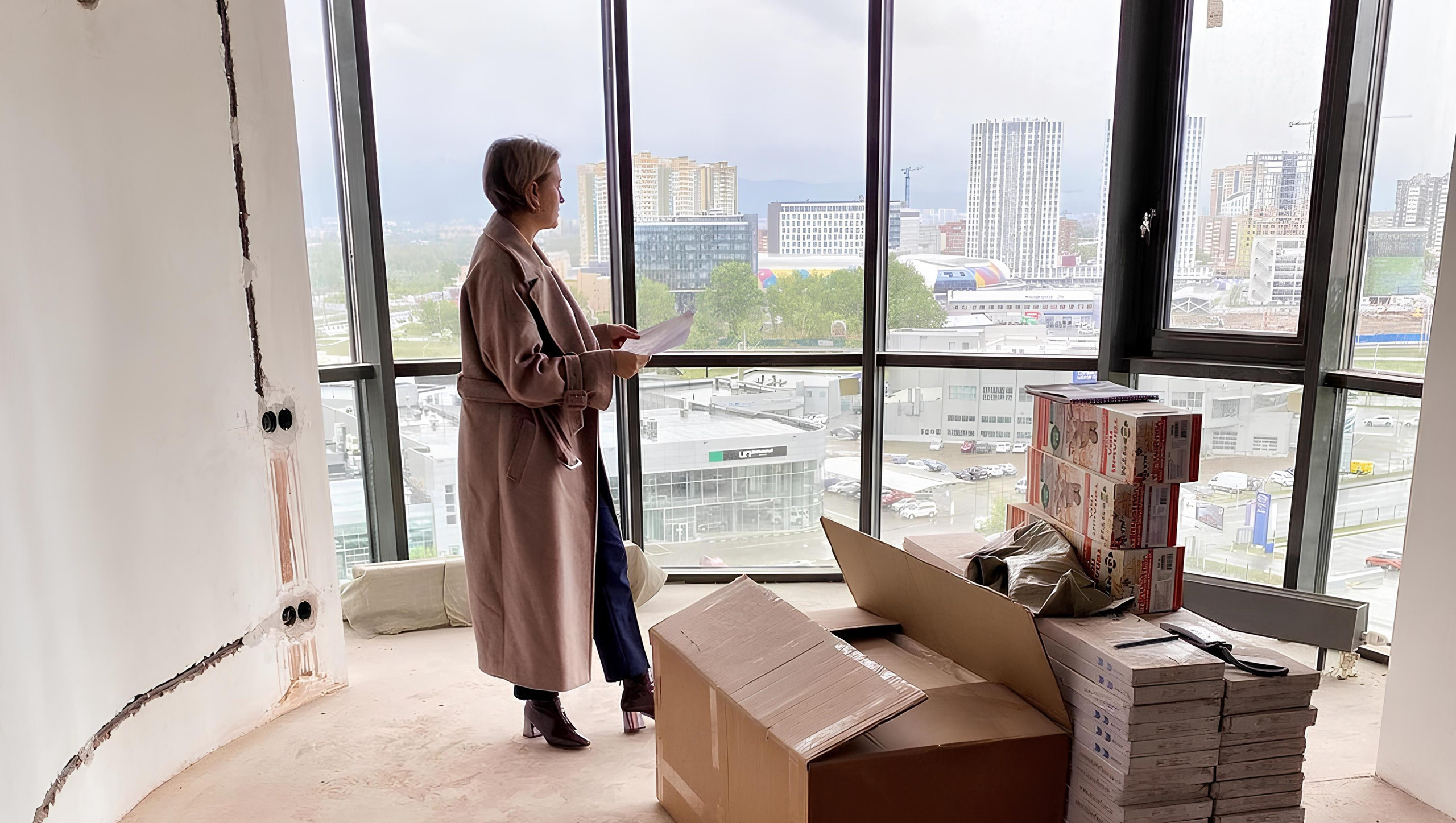 Планировка квартиры в Красноярске — дизайнер Анна Поминова