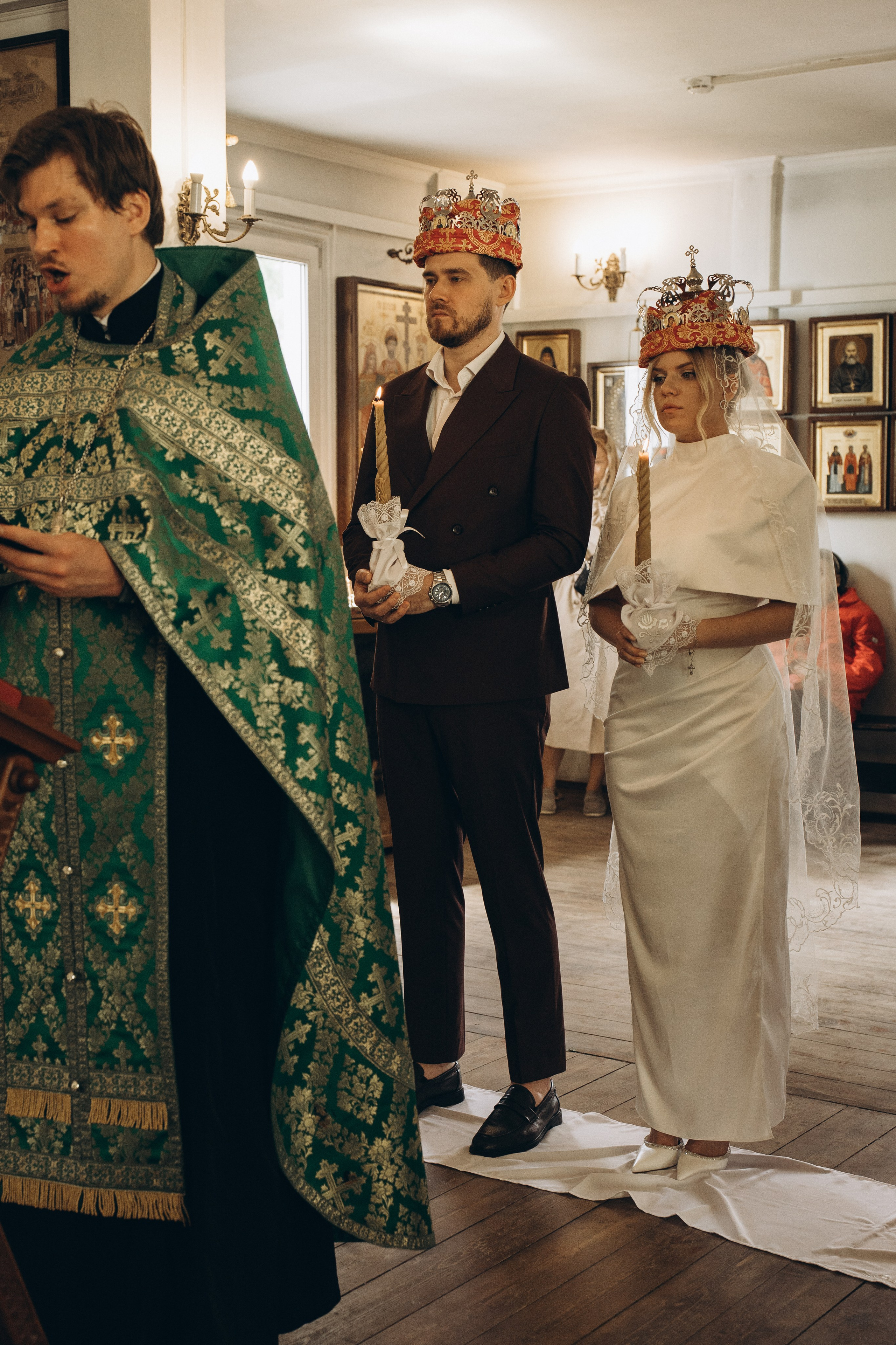 Венчание + прогулка. Фотограф Полина Абрамова