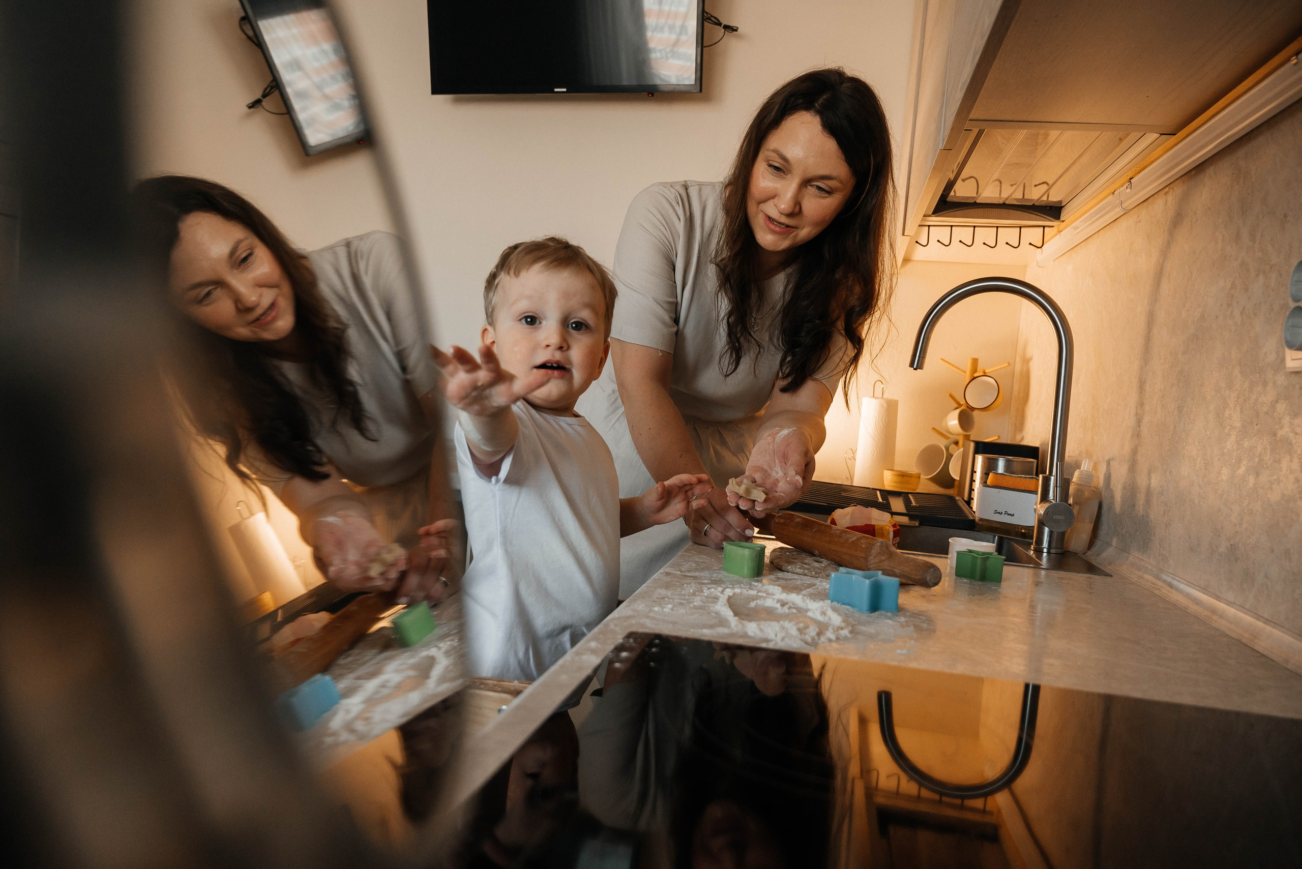 Домашняя съёмка для Марии и сынишки Миши. Свадебный и семейный фотограф г. Ярославль Савинская Анастасия