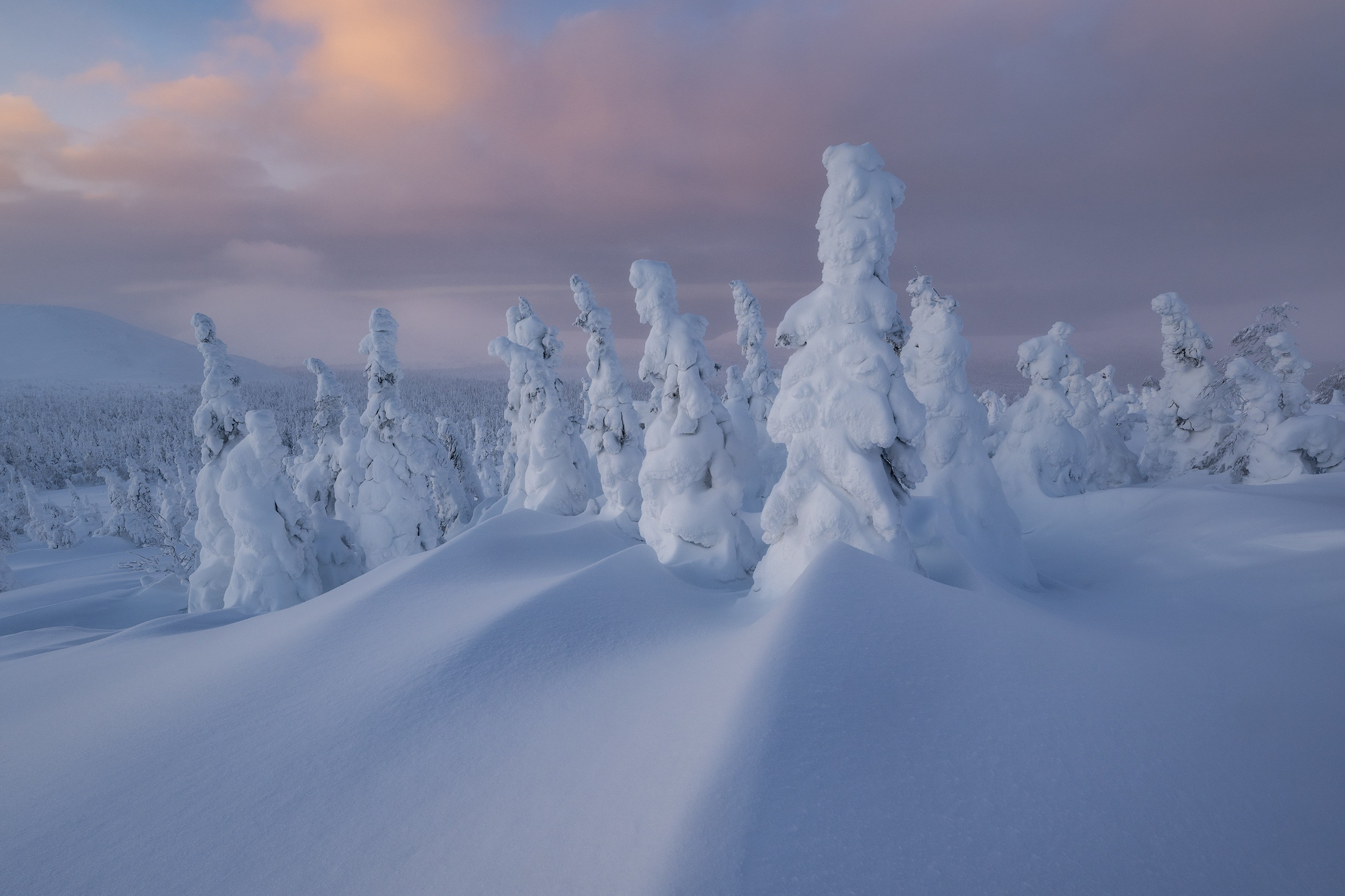 Рассвет на Главном Уральском хребте
