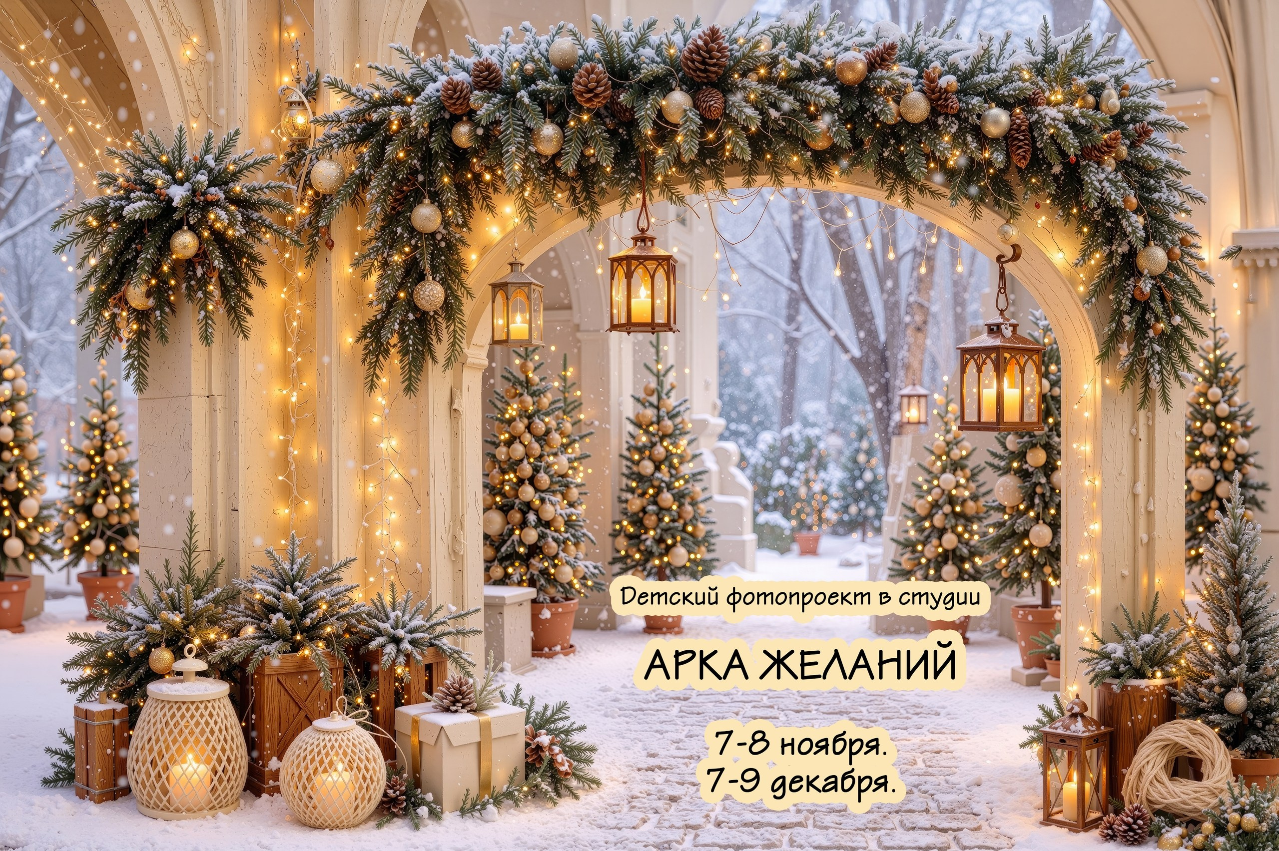 Новогодние фотопроекты для детей!