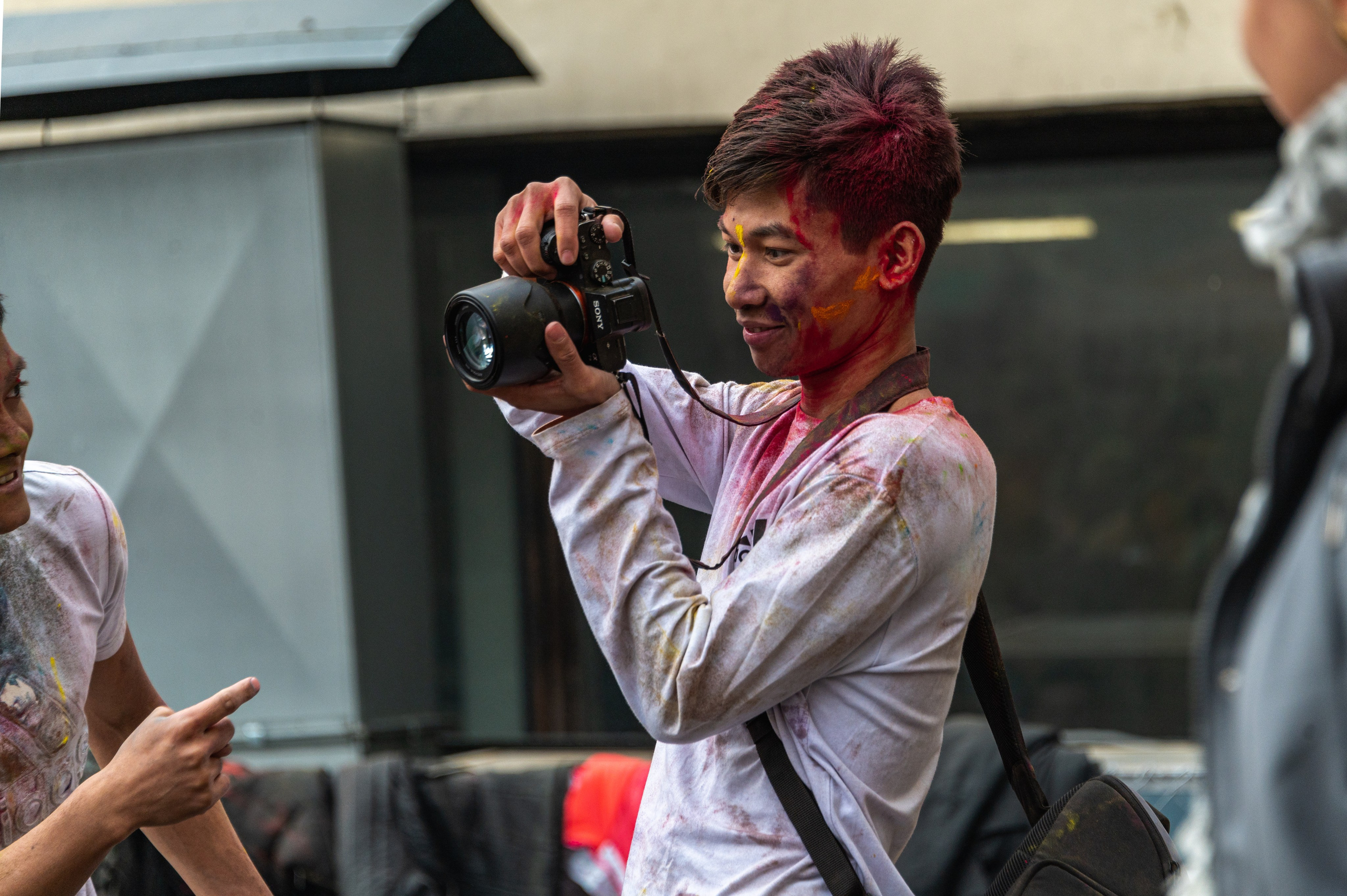 Праздник Холи в Москве. Фотограф Роман Адлер