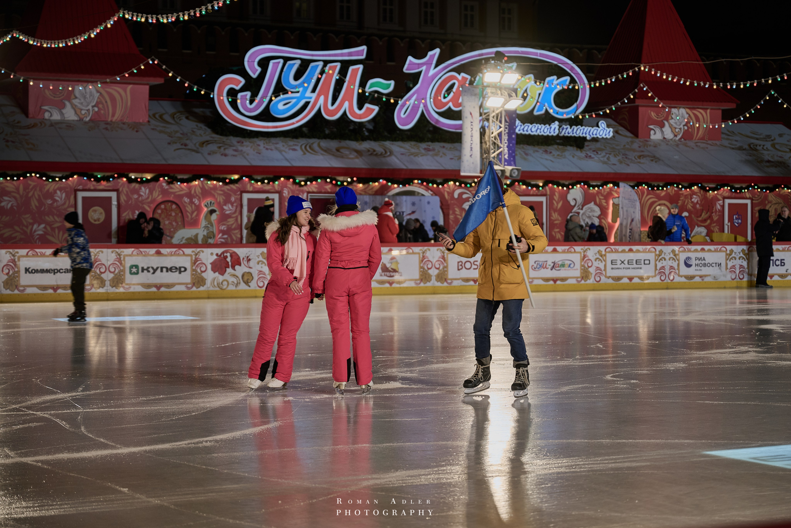 Новогодняя ночная Москва 2025. Фотограф Роман Адлер