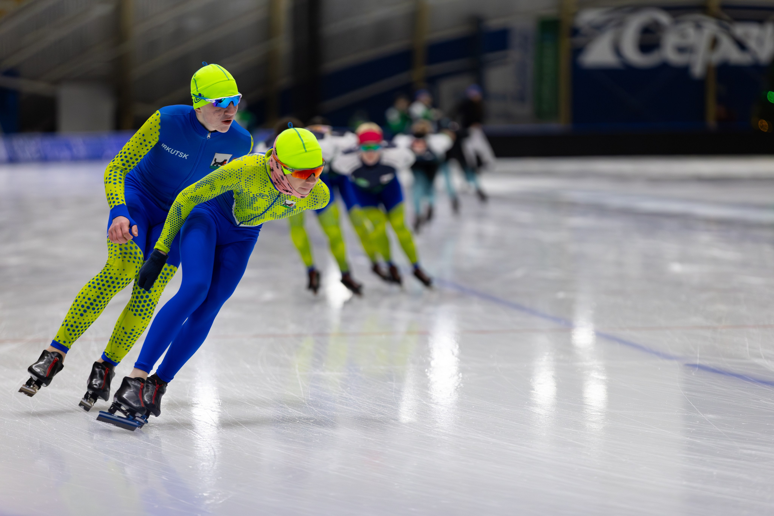 Тренировки. Конькобежный спорт. Иркутск, 2026. Спортивная съемка Мария Царфати