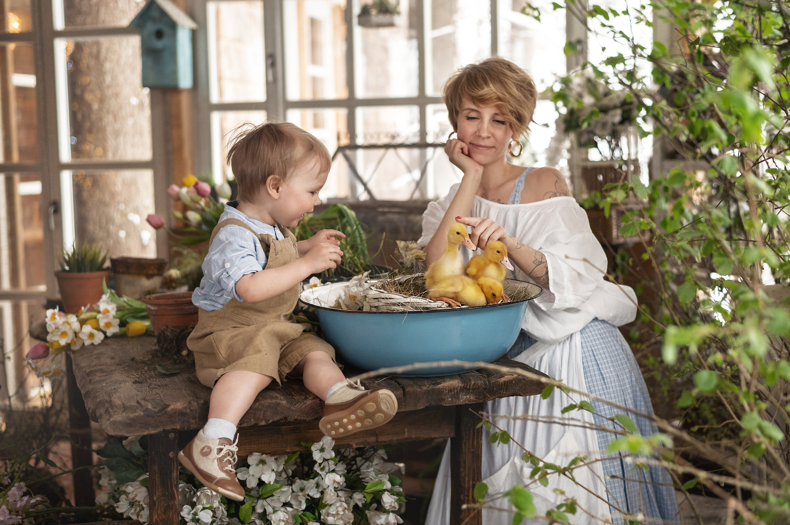 Весенняя фотосессия в Домике в лесу