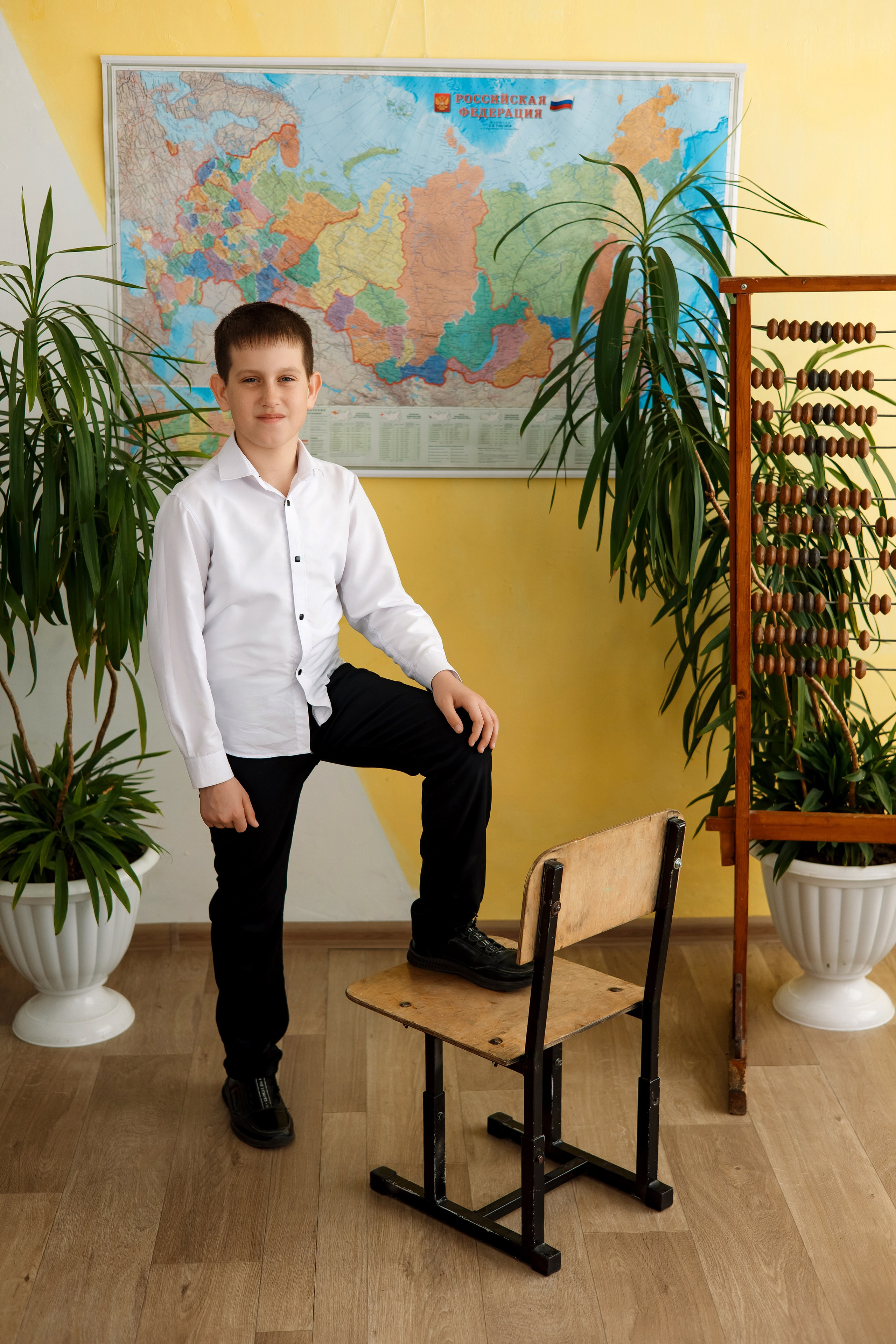 4 класс с. Барабаш. Фотограф Любовь Корниенко, Примоский край