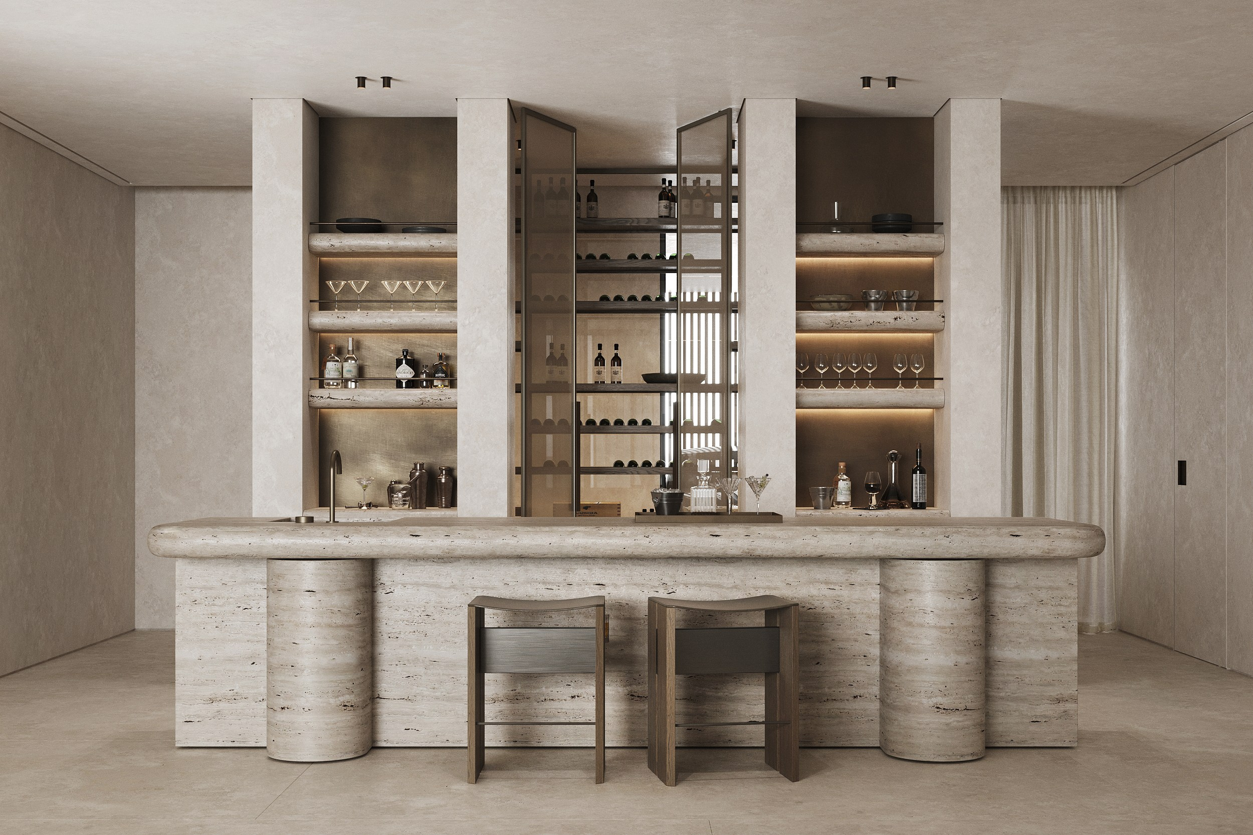 Villa N-94. Interior visualization