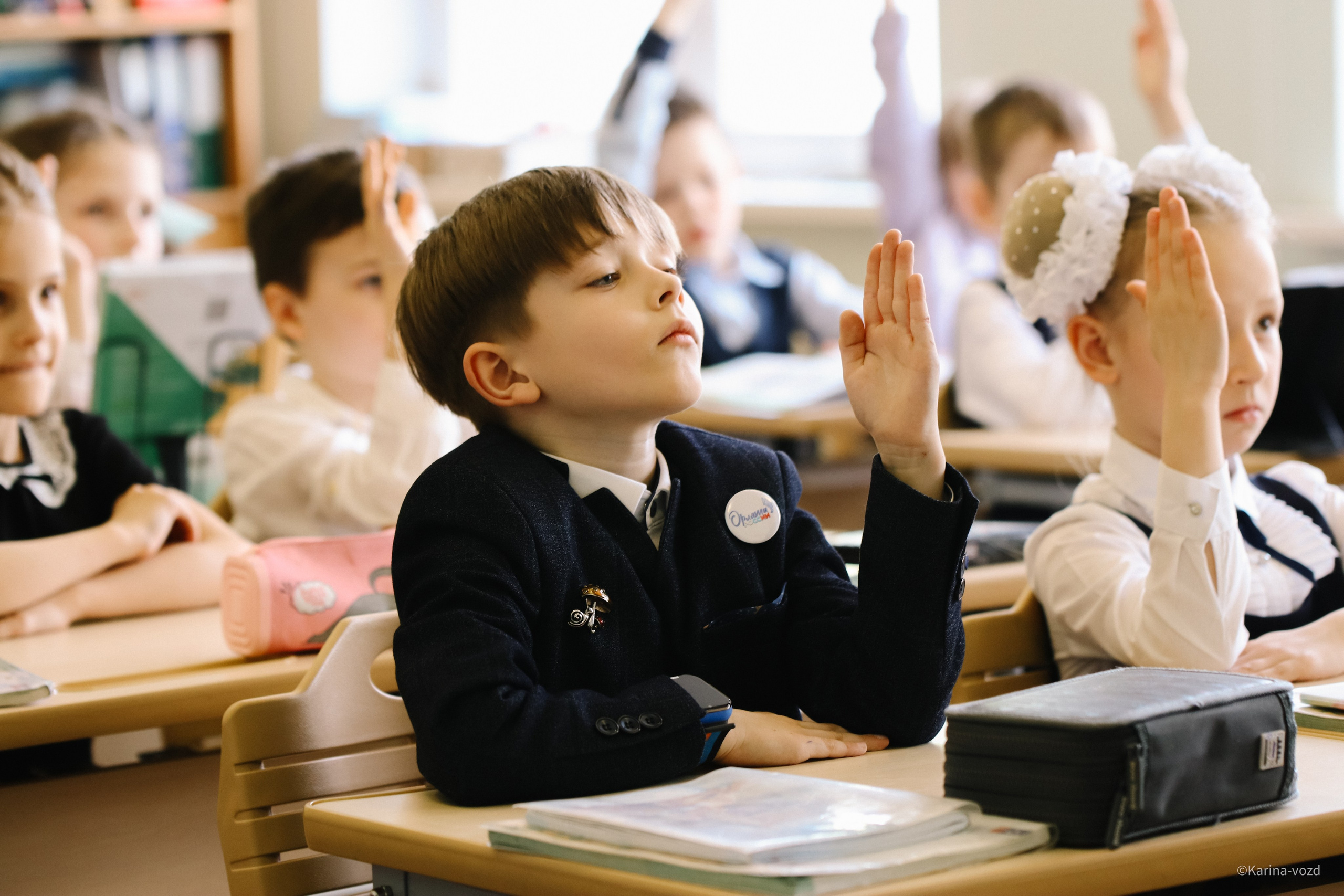 Один день из жизни младшеклассников. Репортажный фотограф в Москве и Зеленограде Karina-vozd
