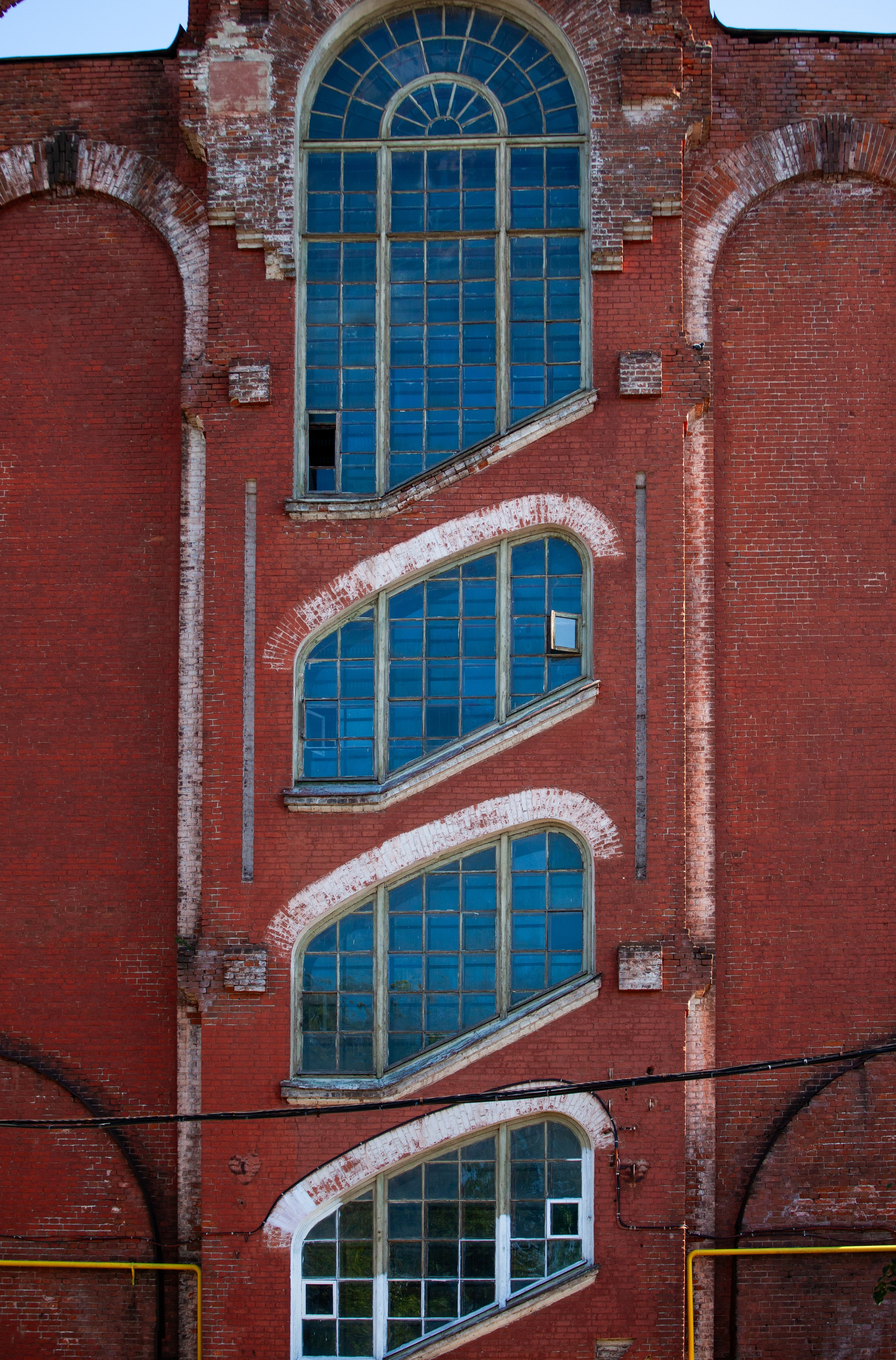 Morozov Factory vintage apartment building,  city of Tver, Russia