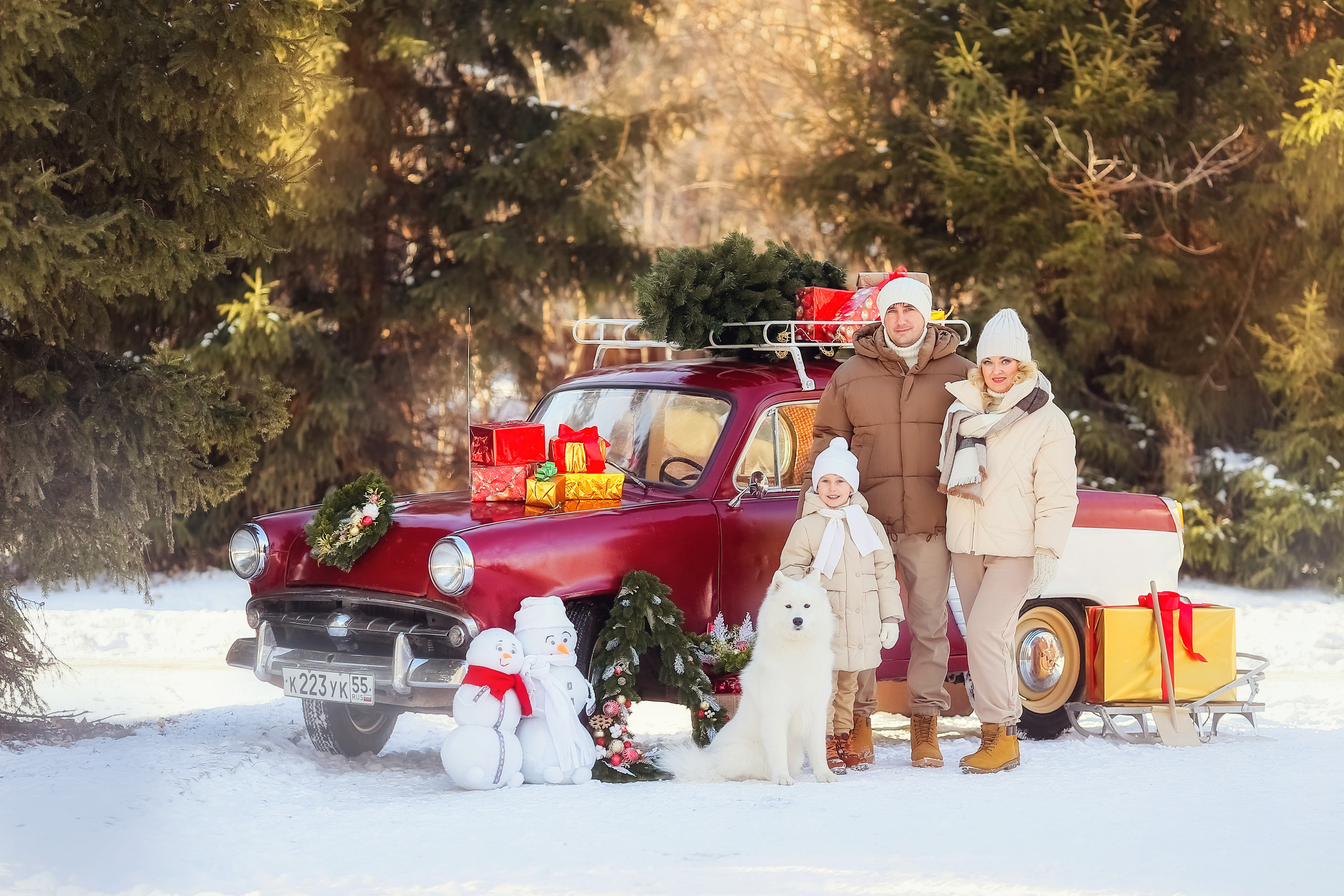 Семейная прогулочная фотосессия в Омске. Фотограф в Омске Таня Бережная