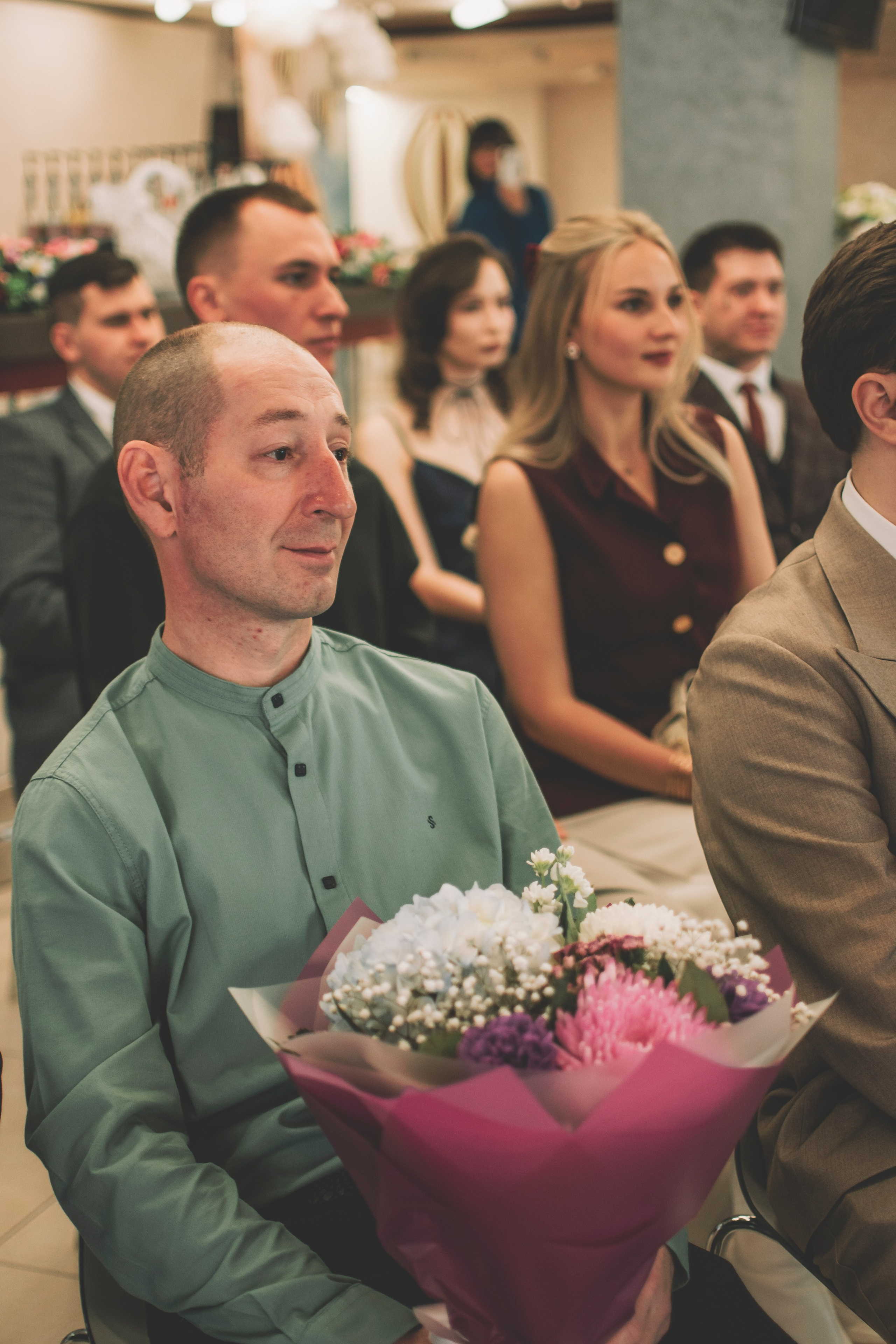 Альберт и Анастасия (Студийная фотосессия, роспись в ДК Нефтяник + фотосессия с гостями). Семейный и свадебный фотограф Губкинский и Ставрополь