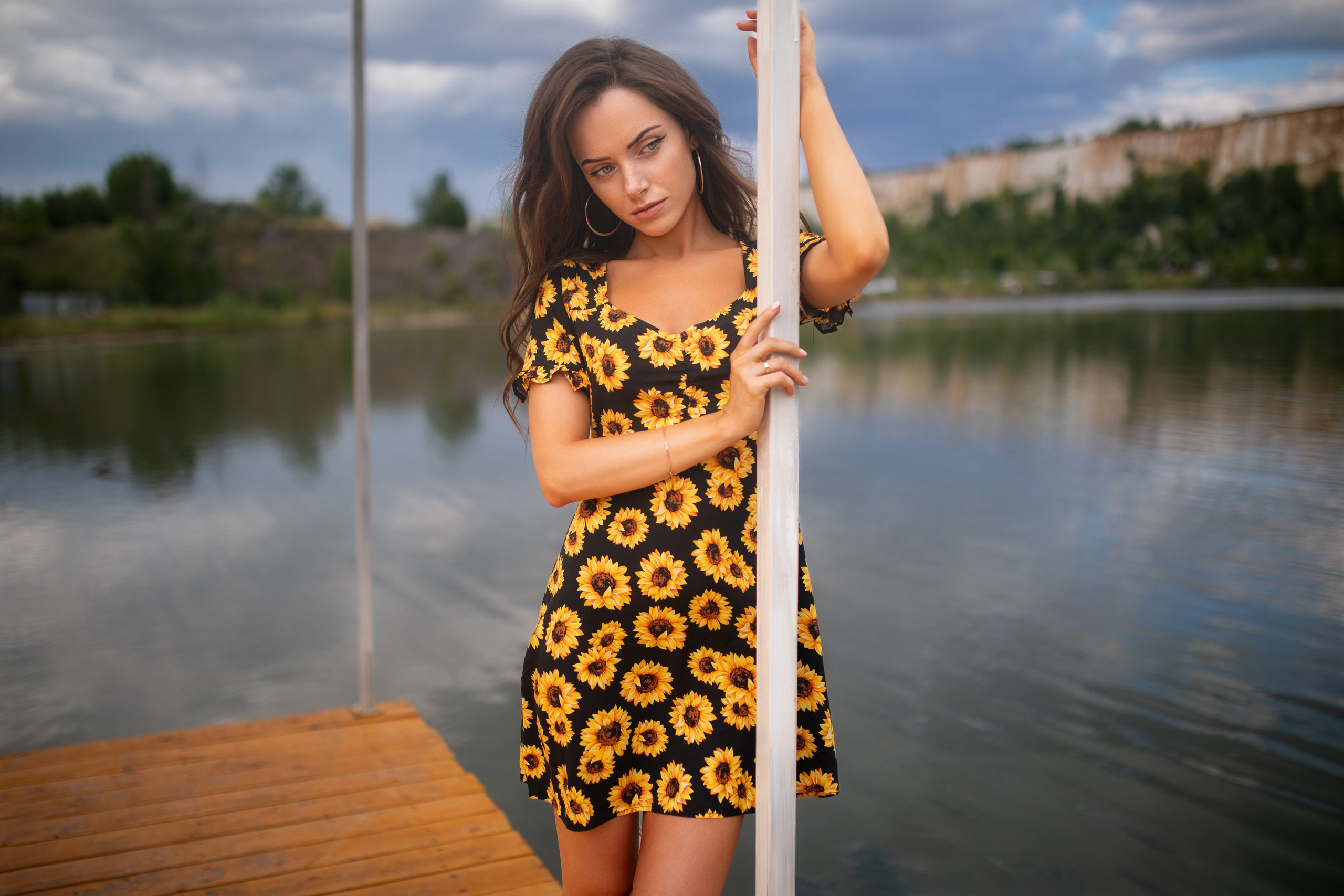 Летняя съемка с Екатериной на природе в парке Белый Колодец в формате для «себя»