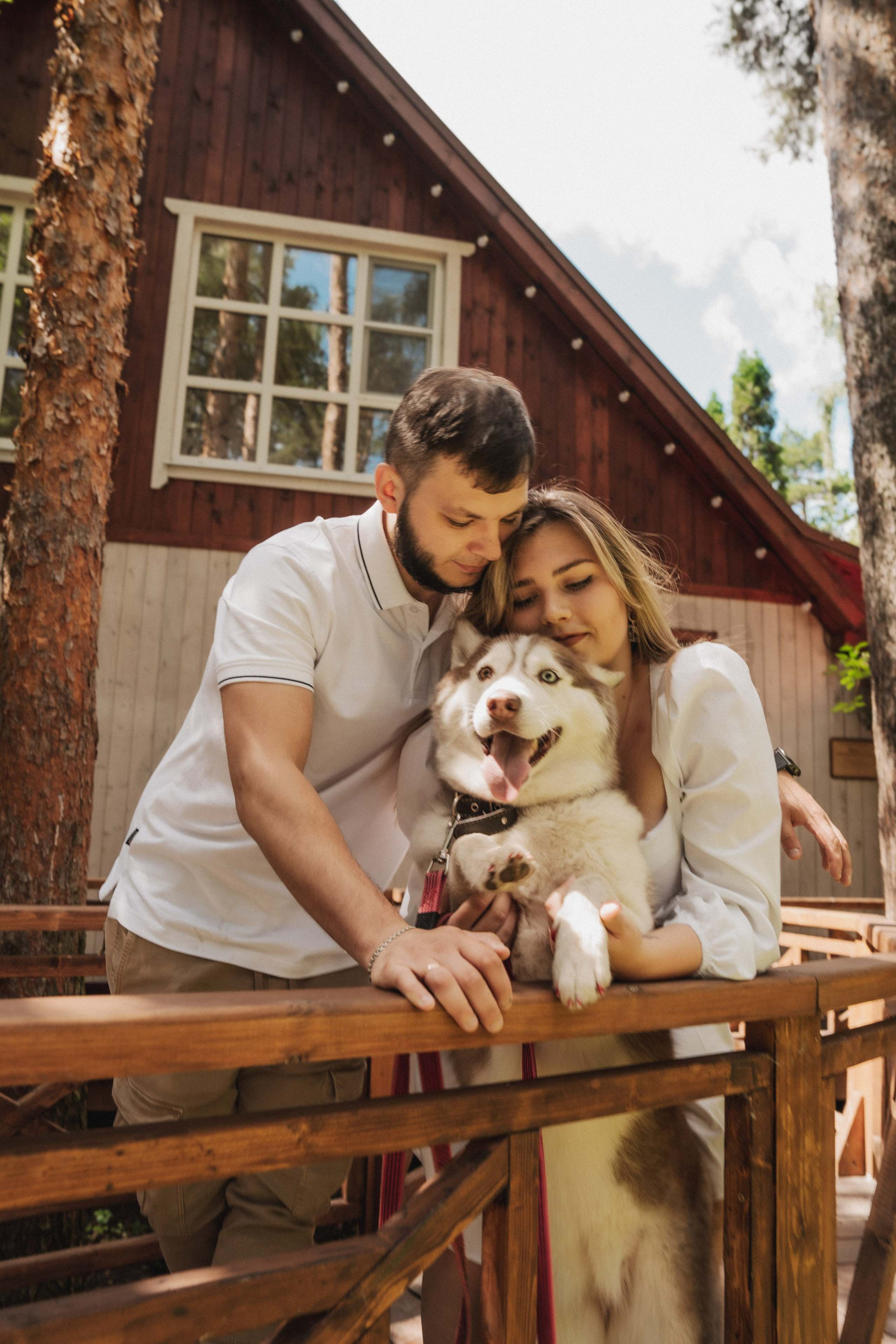 Дарья ♡ Максим ✧ Чоки — История любви, когда в семье есть хаски. Свадебный и портретный фотограф в Москве, Светлана Янковая