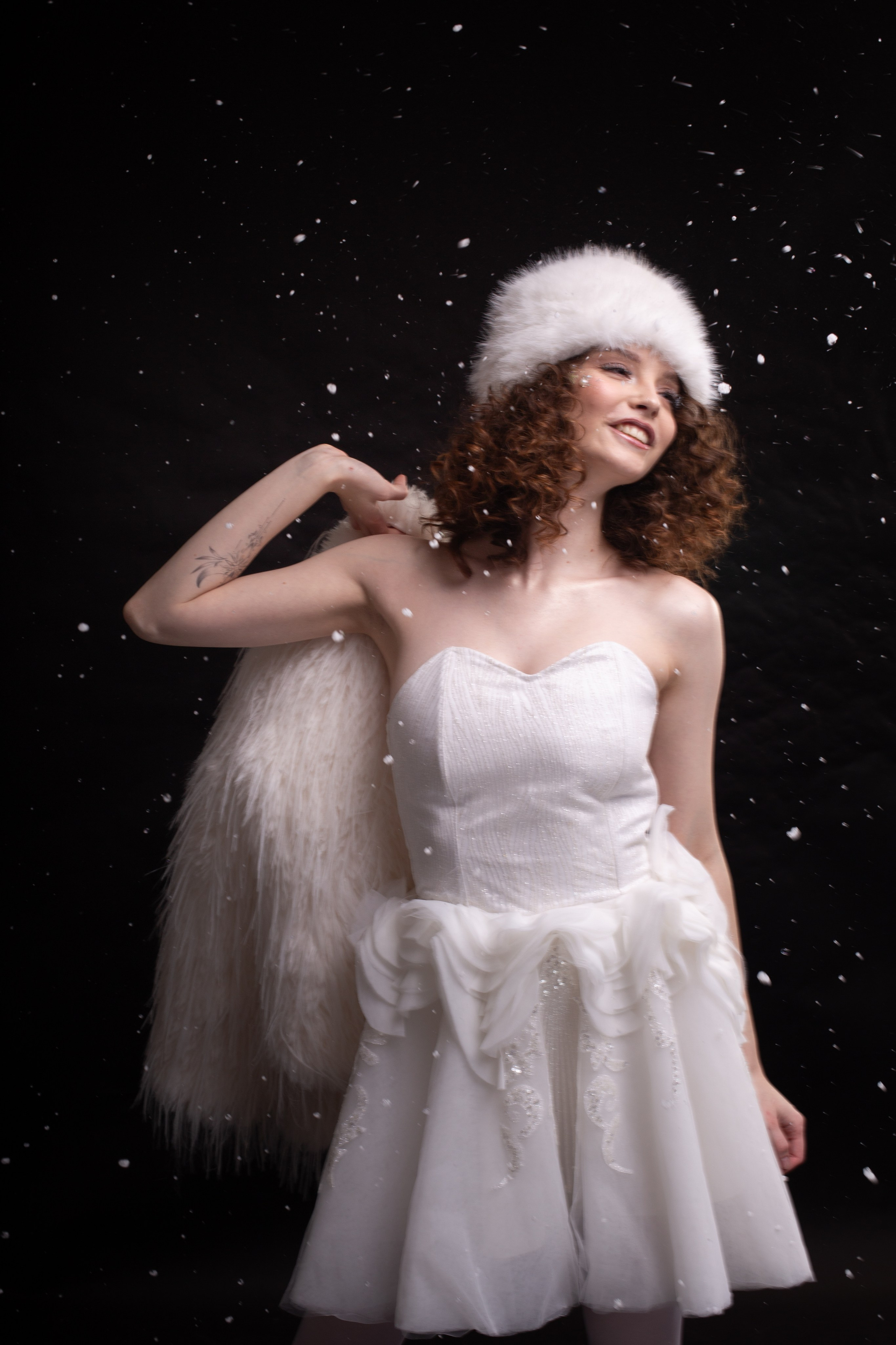 Индивидуальна зимняя фотосессия в студии. Фотограф Ставрополь Пятигорск Елизавета Дарина