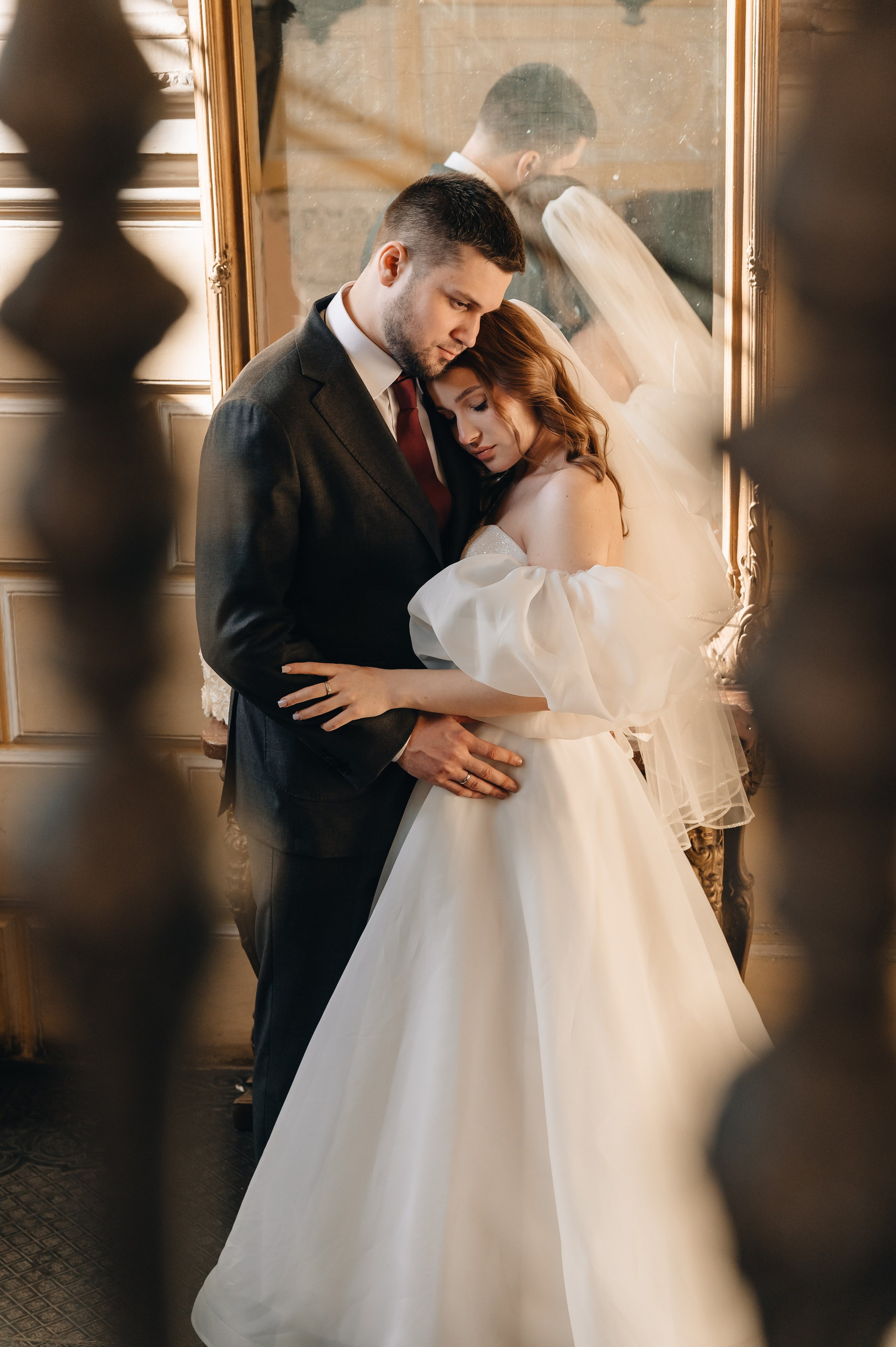 Свадебная фотосессия в библиотеке им. Пушкина. Портретный фотограф Москва Светлана Кашура