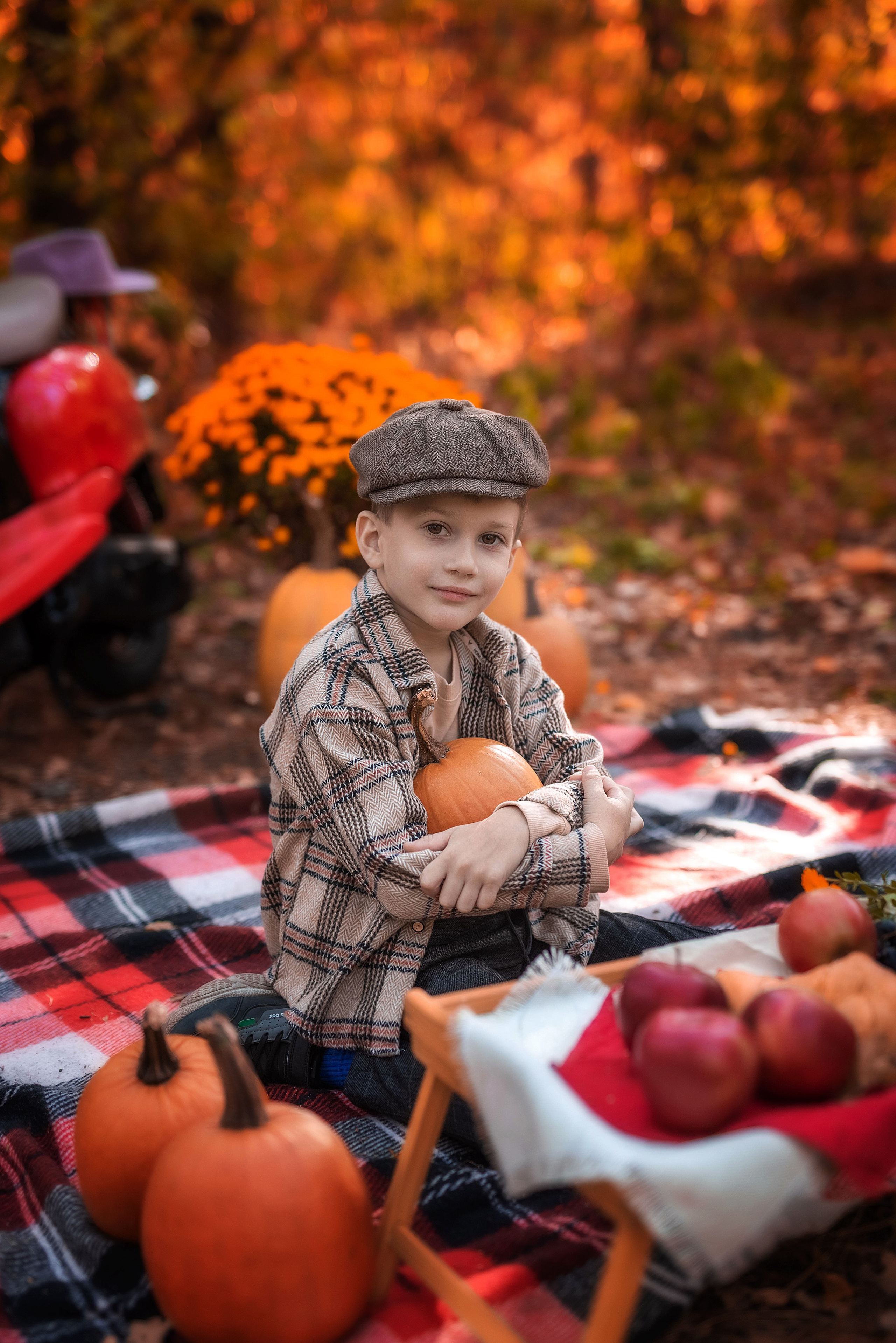 Осенняя фотосессия в лесу. Семейный, детский фотограф в Воронеже Анна Никитина