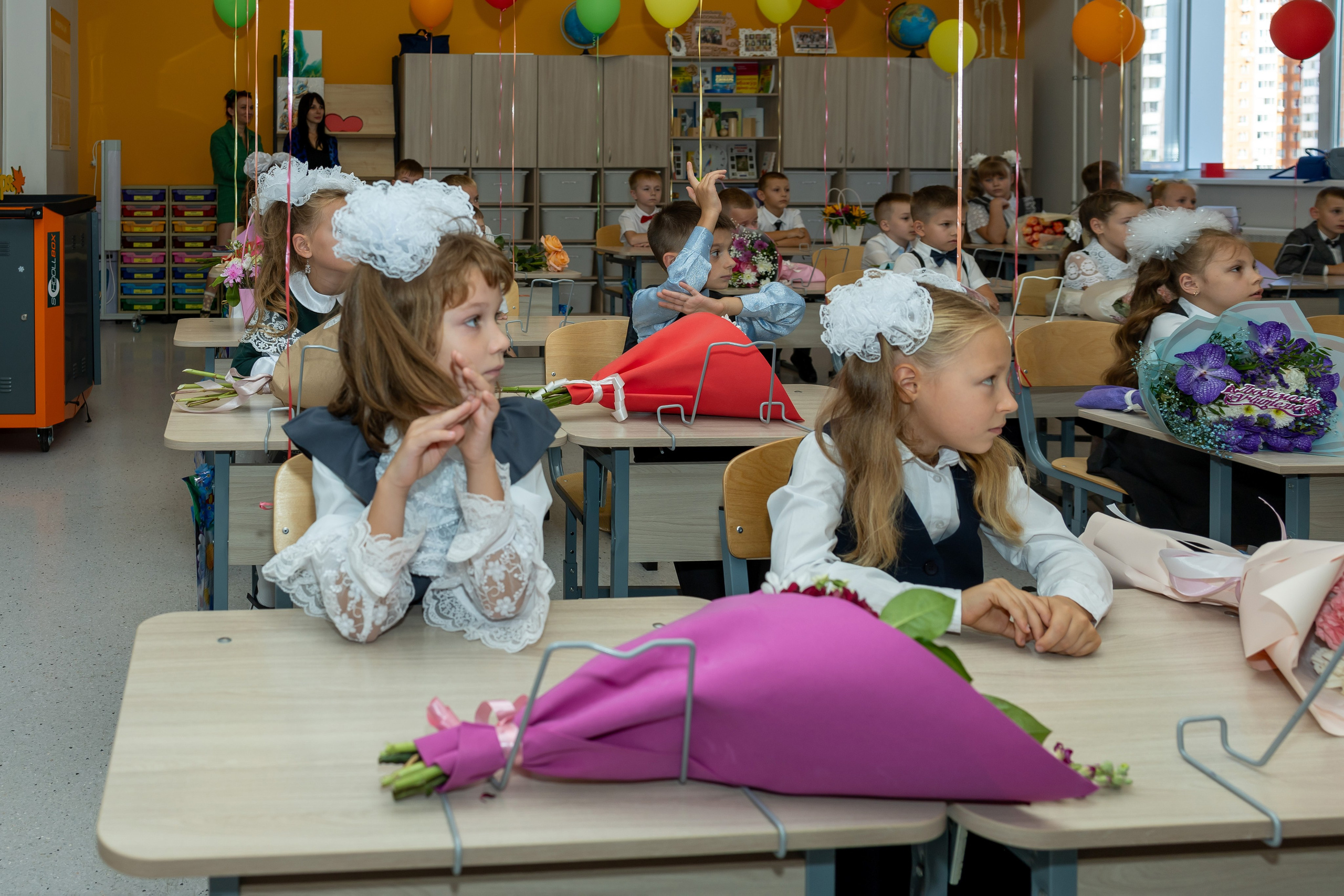 Первый раз в первый класс (репортажная съемка). Фотограф в Серпухове Наталья Руденко