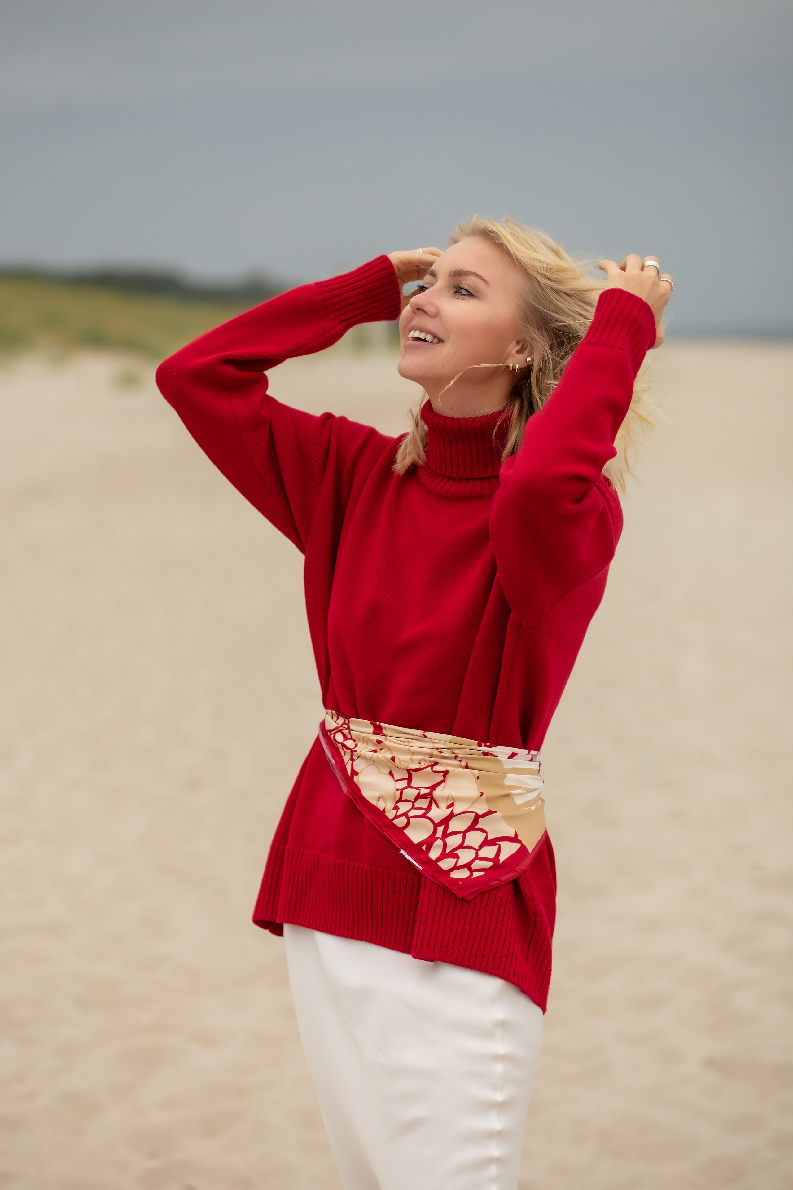 Вера в Янтарном. Перед дождем. Фотограф в Калининграде Решетникова Алина