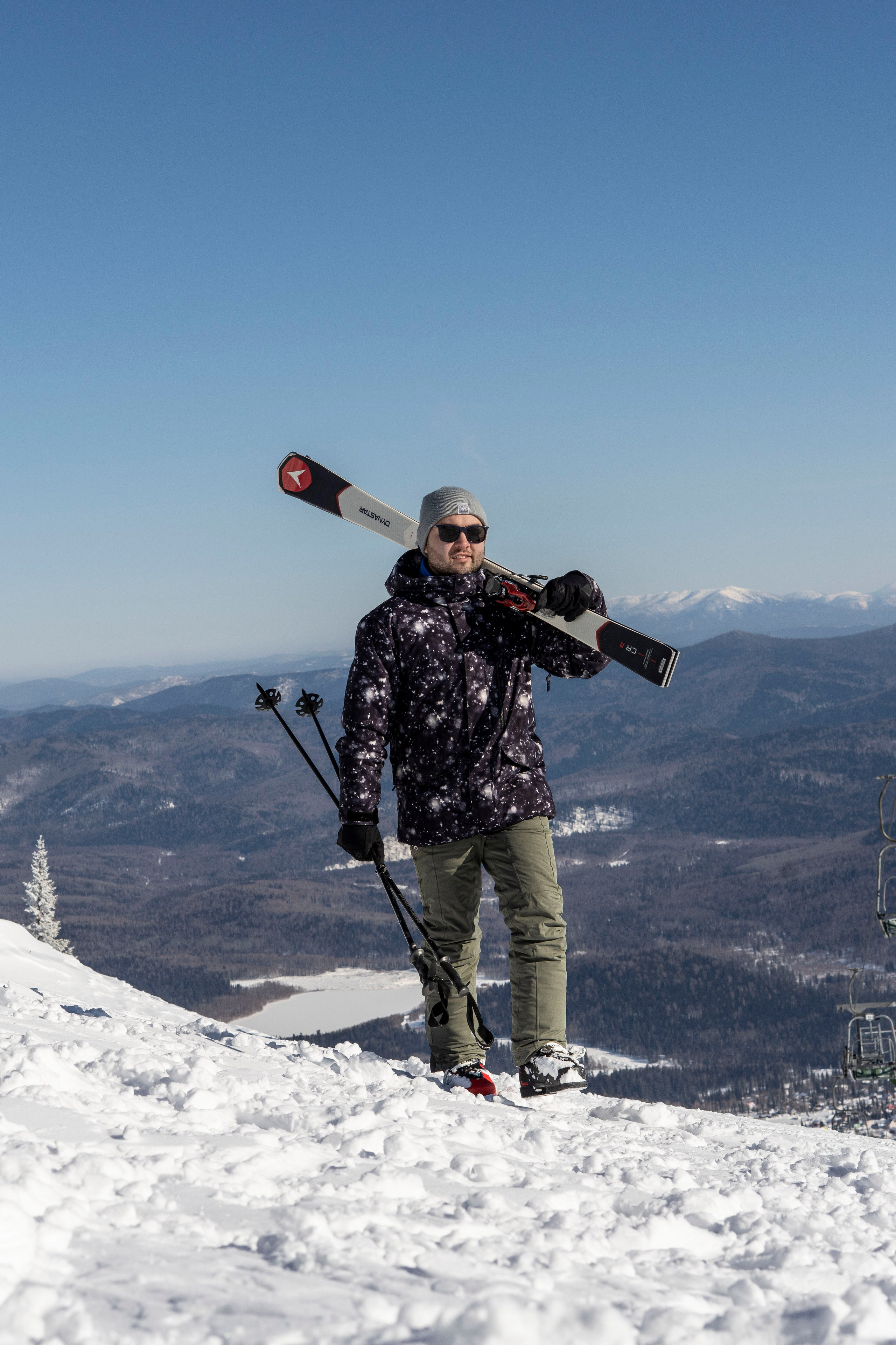Фотосессия на вершине. Анастасия Паршукова — фотограф Шерегеш Новосибирск