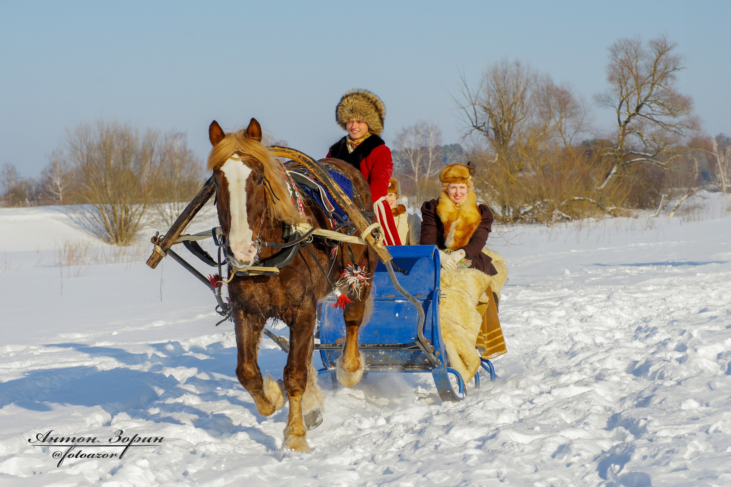 Конная охота. Семейный и детский фотограф Антон Зорин