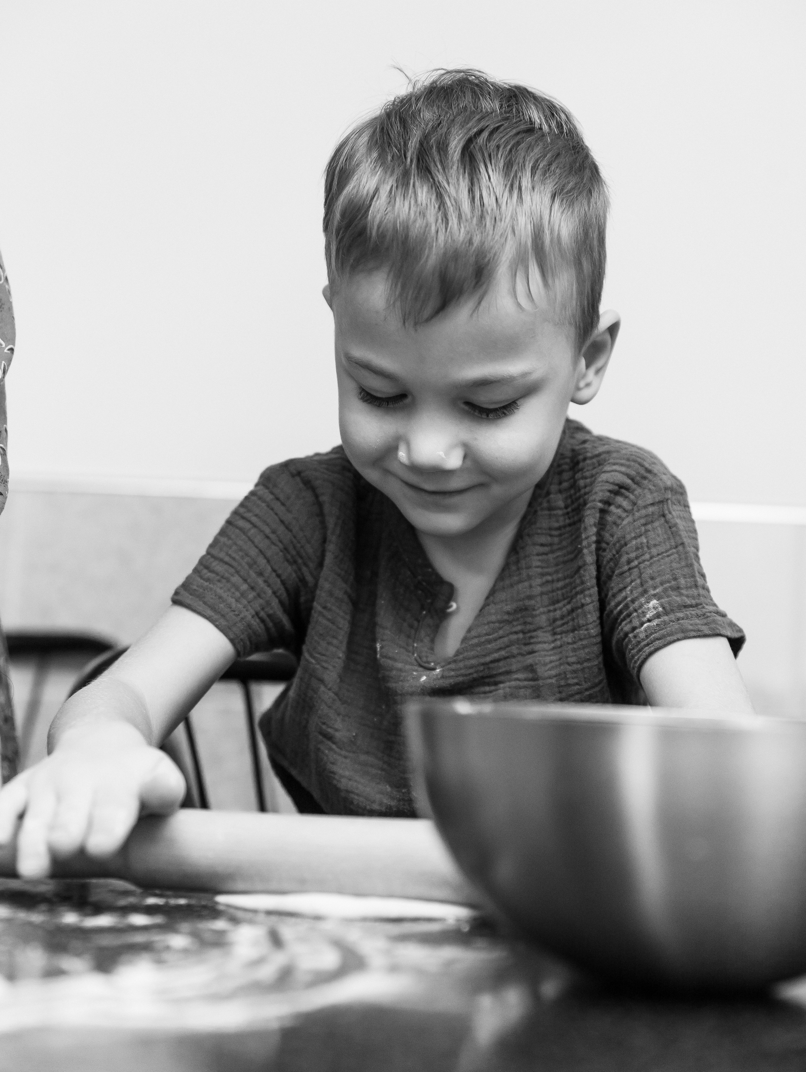 Бабушка и внуки пекут. Фотограф текстиля в Москве Ольга Иванова