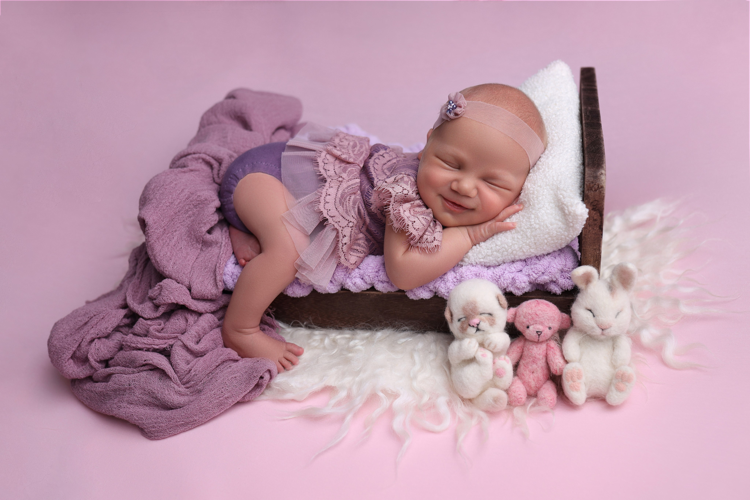 Newborn девочки. Фотограф новорожденных Модяева Ирина