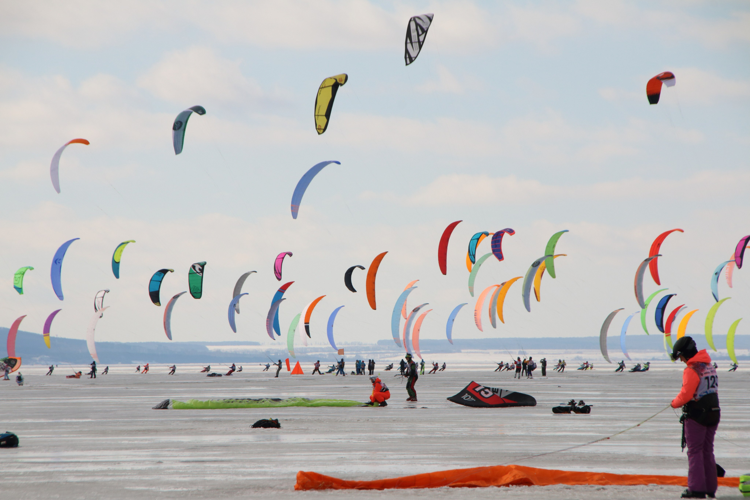 29.02.2020 Тольятти. Этап Кубка мира по сноукайтингу. Фотообъединение Самарского областного отделения Союза журналистов России