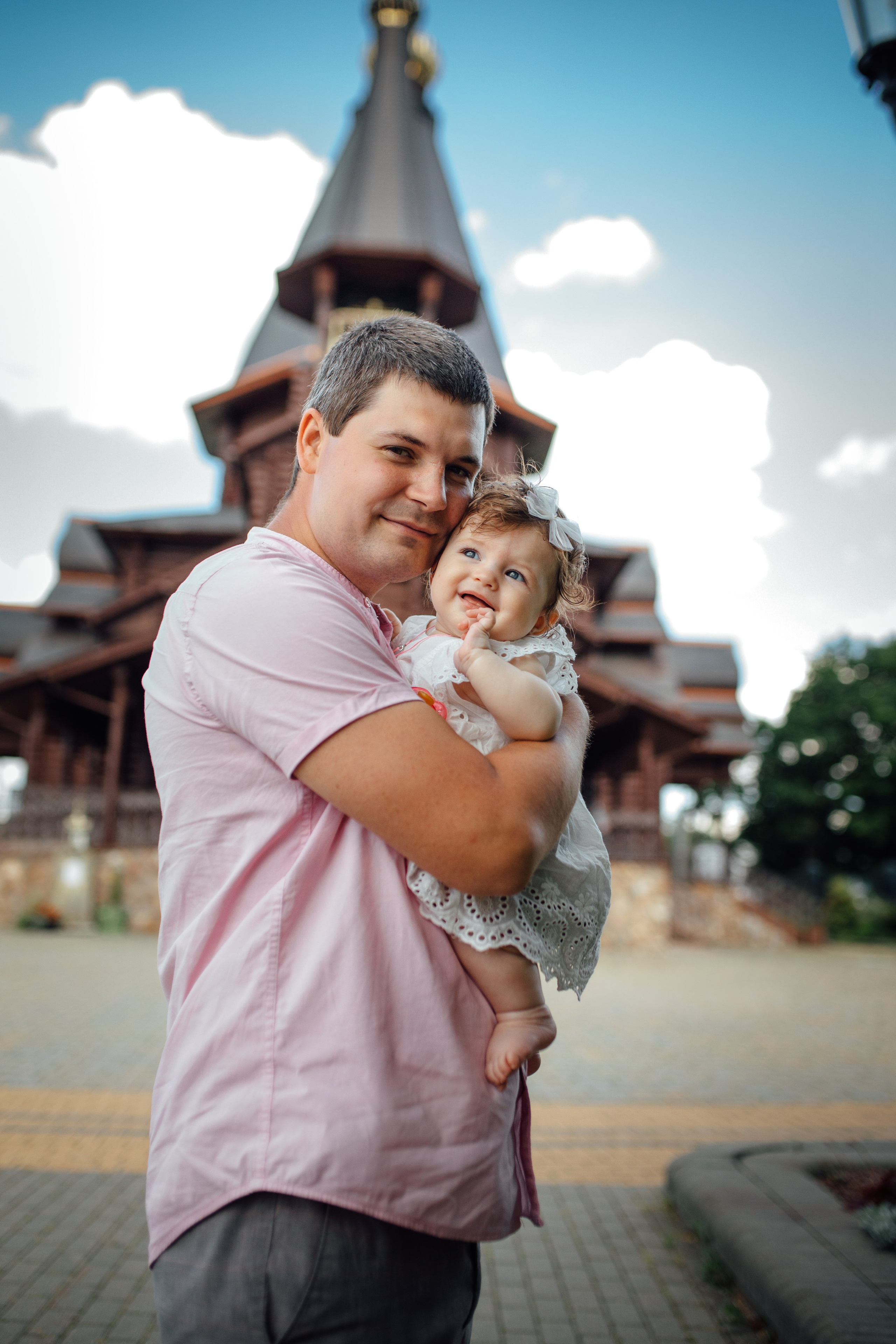 Крещение Аделины, храм Святой Троицы, июль 2024