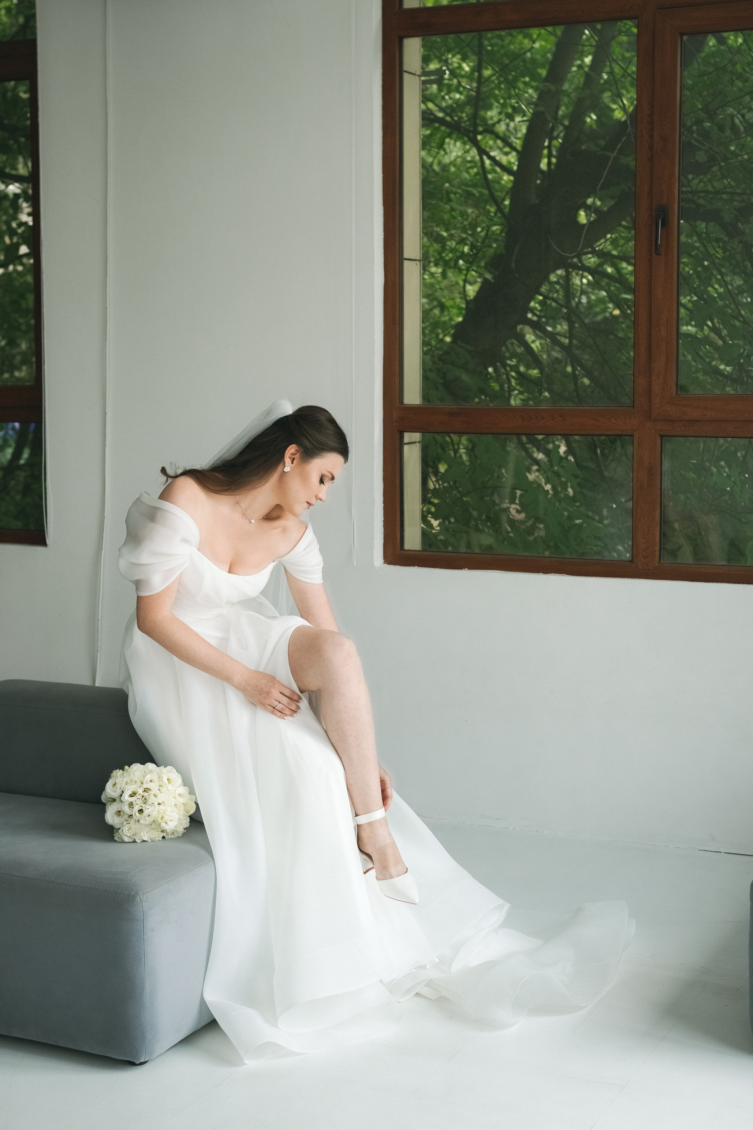 Свадебная история в студии. Свадебный и семейный фотограф Афанасьева Анна в Кисловодске