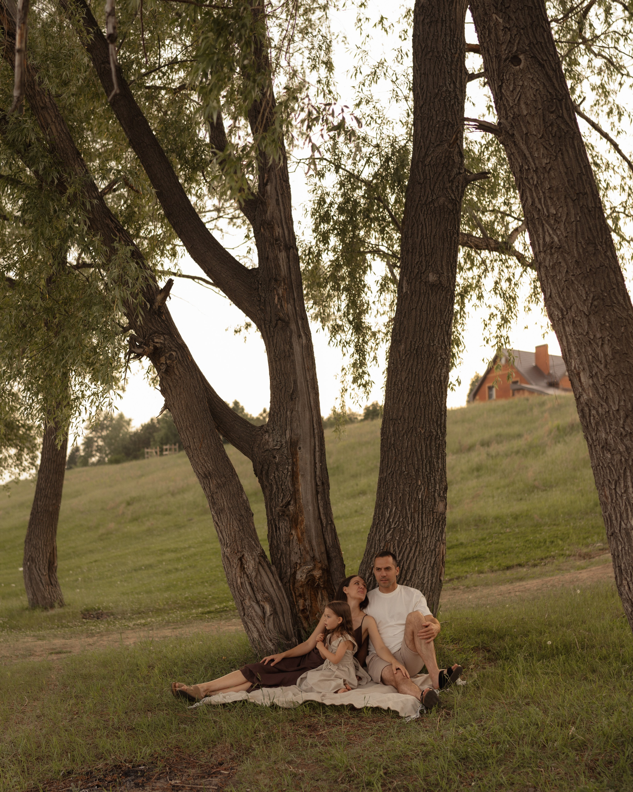 Лена, Артем и Янчик | с. Ленинское. Фотограф в Новосибирске Диана Ильиных