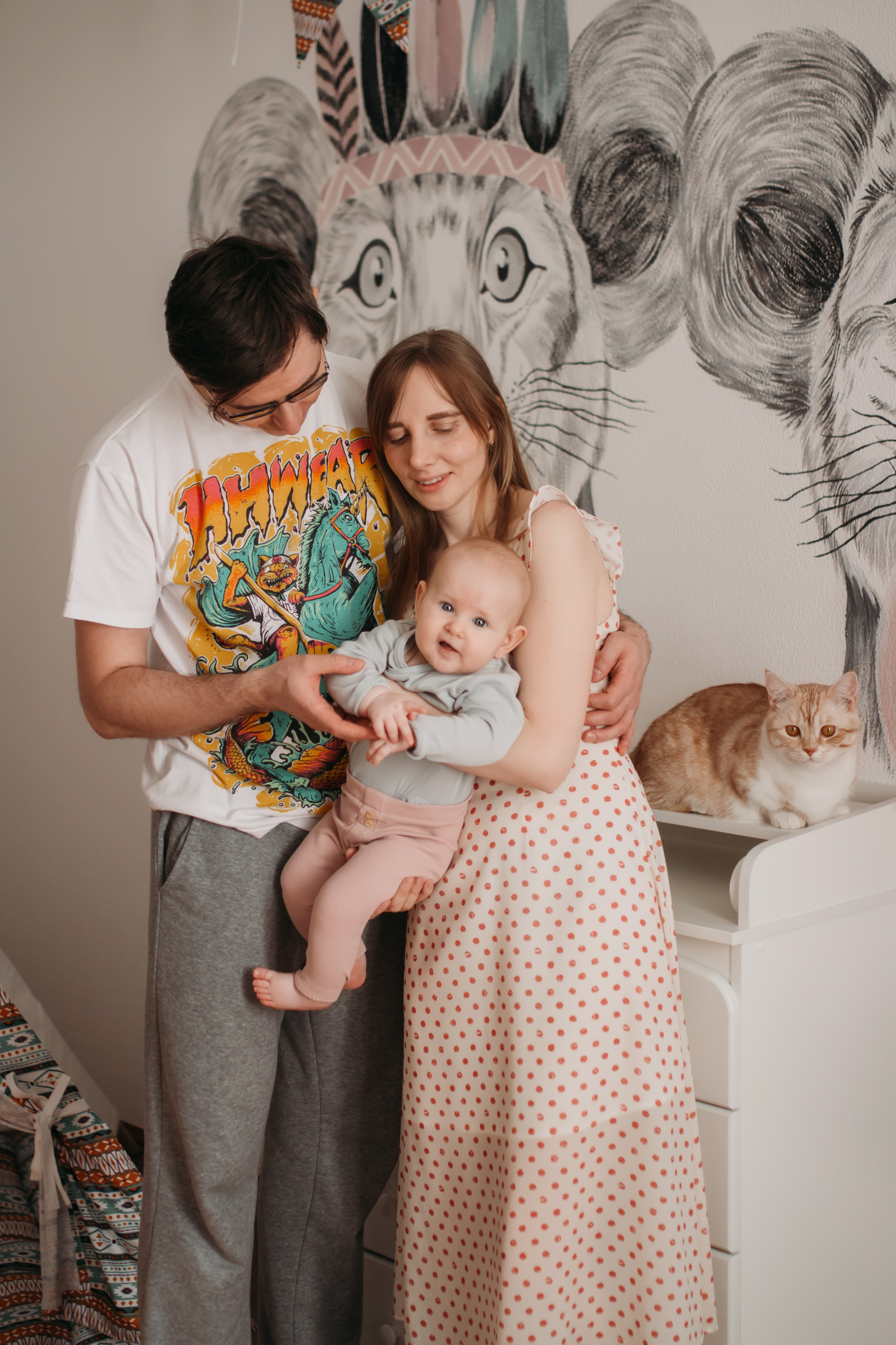 Фотосессия дома с малышом. Семейный фотограф Екатеринбург Черепанова Олеся