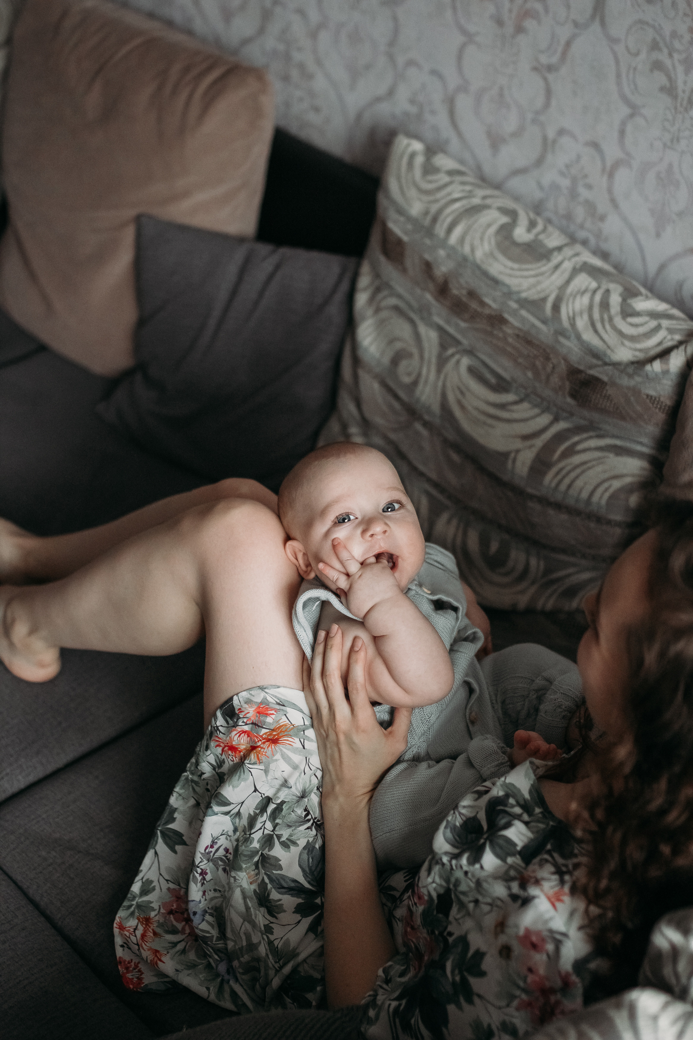 Домашняя фотосессия с малышом. Семейный фотограф Екатеринбург Черепанова Олеся