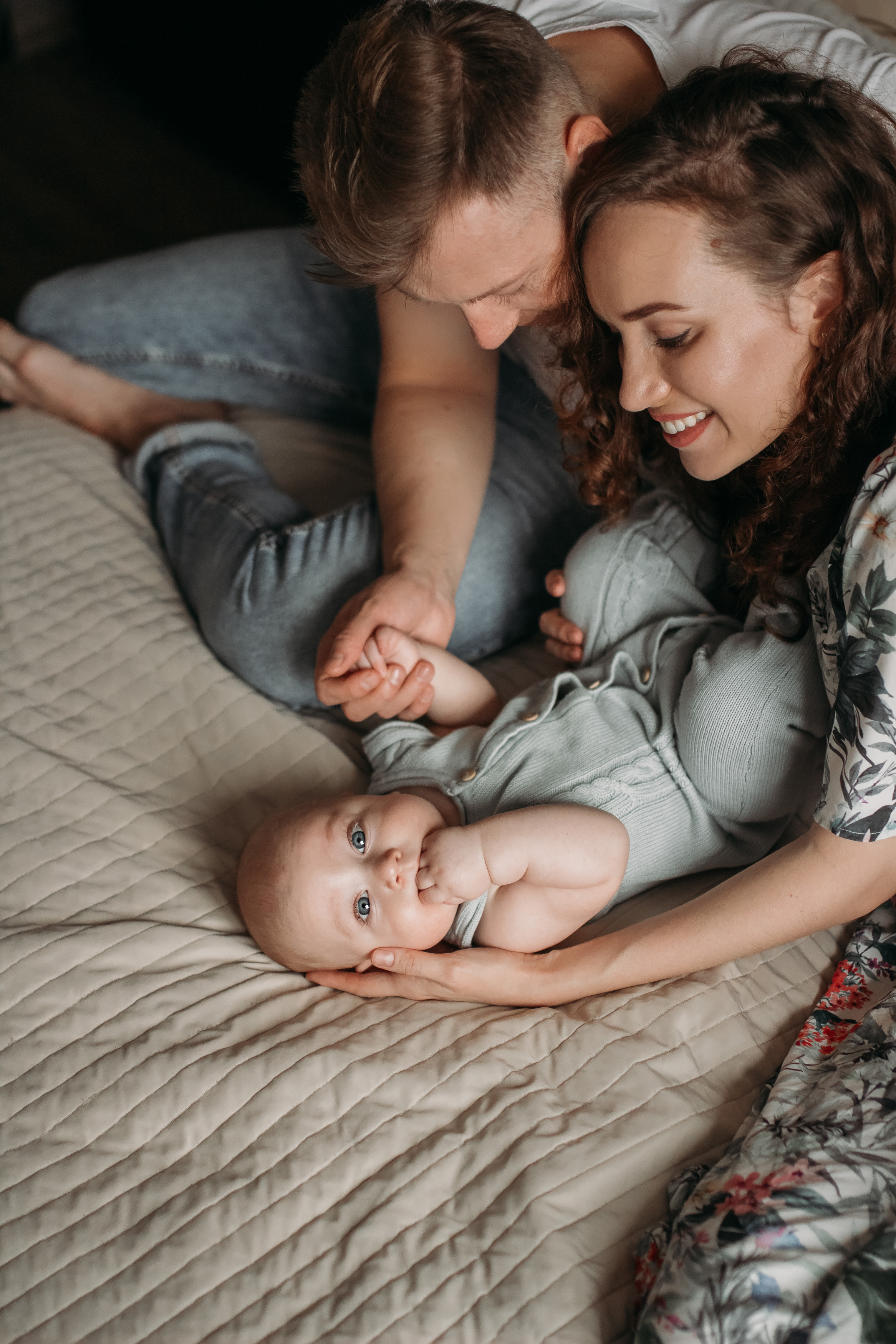 Домашняя фотосессия с малышом. Семейный фотограф Екатеринбург Черепанова Олеся