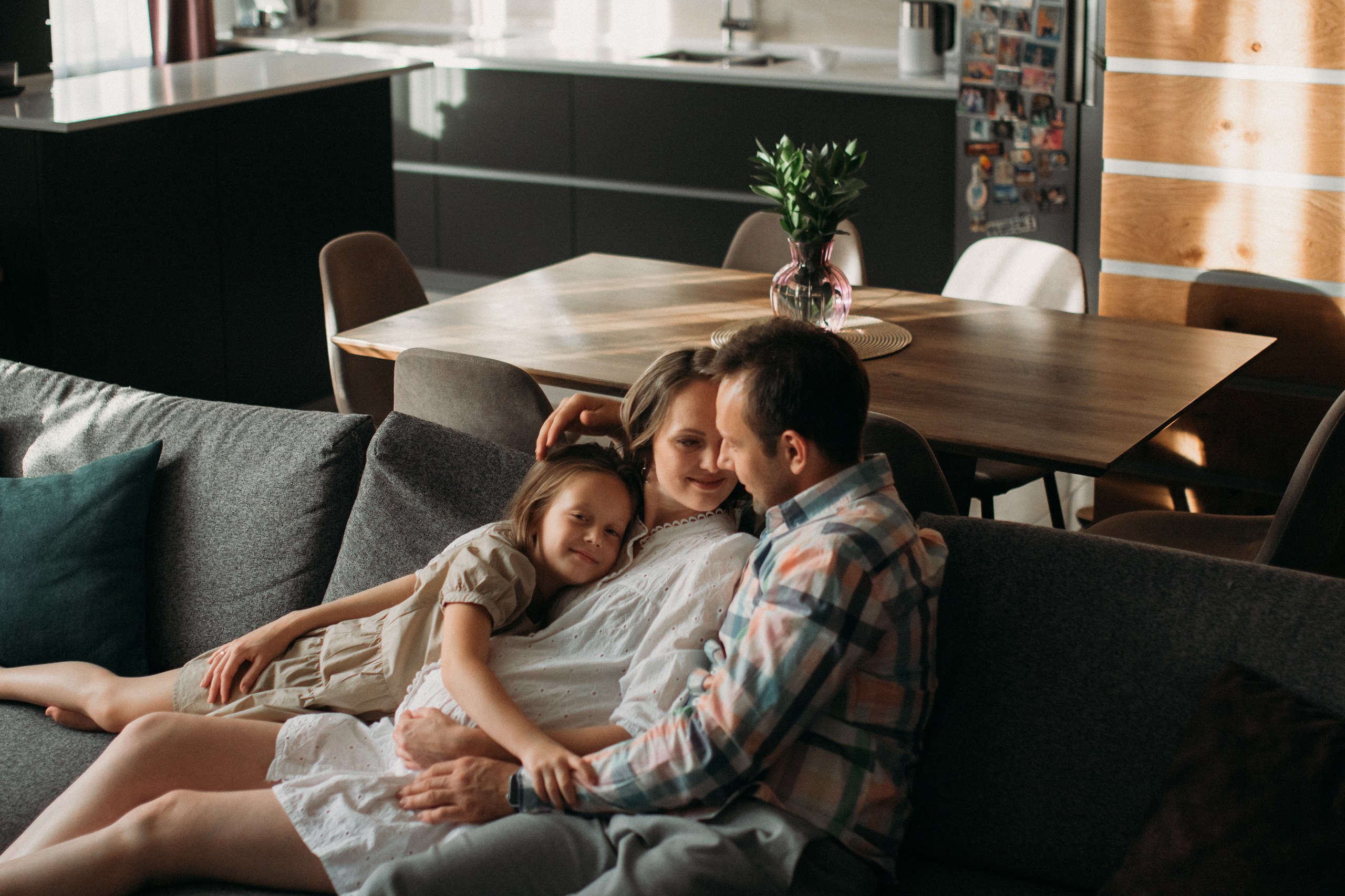 Домашняя фотосессия в ожидании. Семейный фотограф Екатеринбург Черепанова Олеся