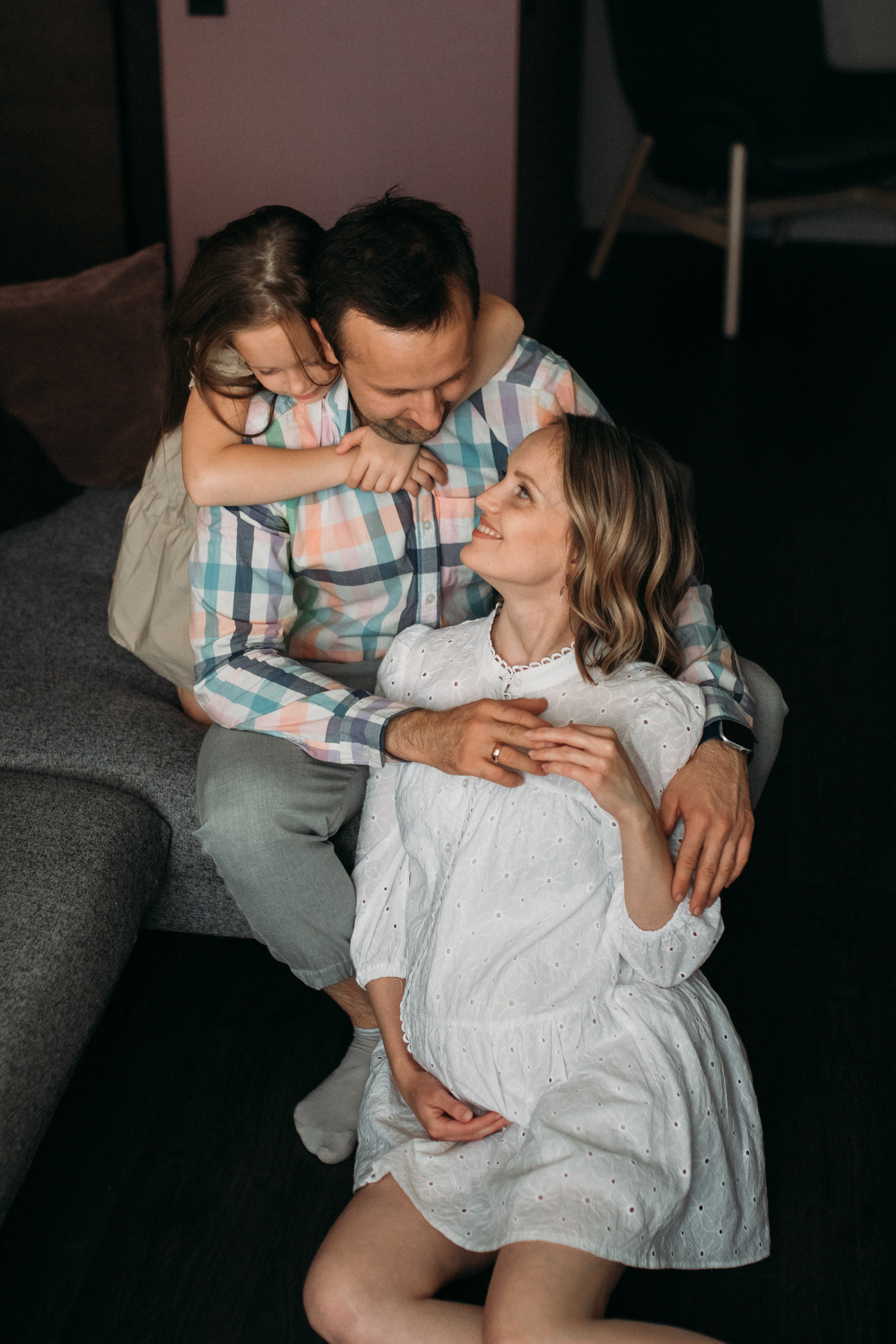 Домашняя фотосессия в ожидании. Семейный фотограф Екатеринбург Черепанова Олеся