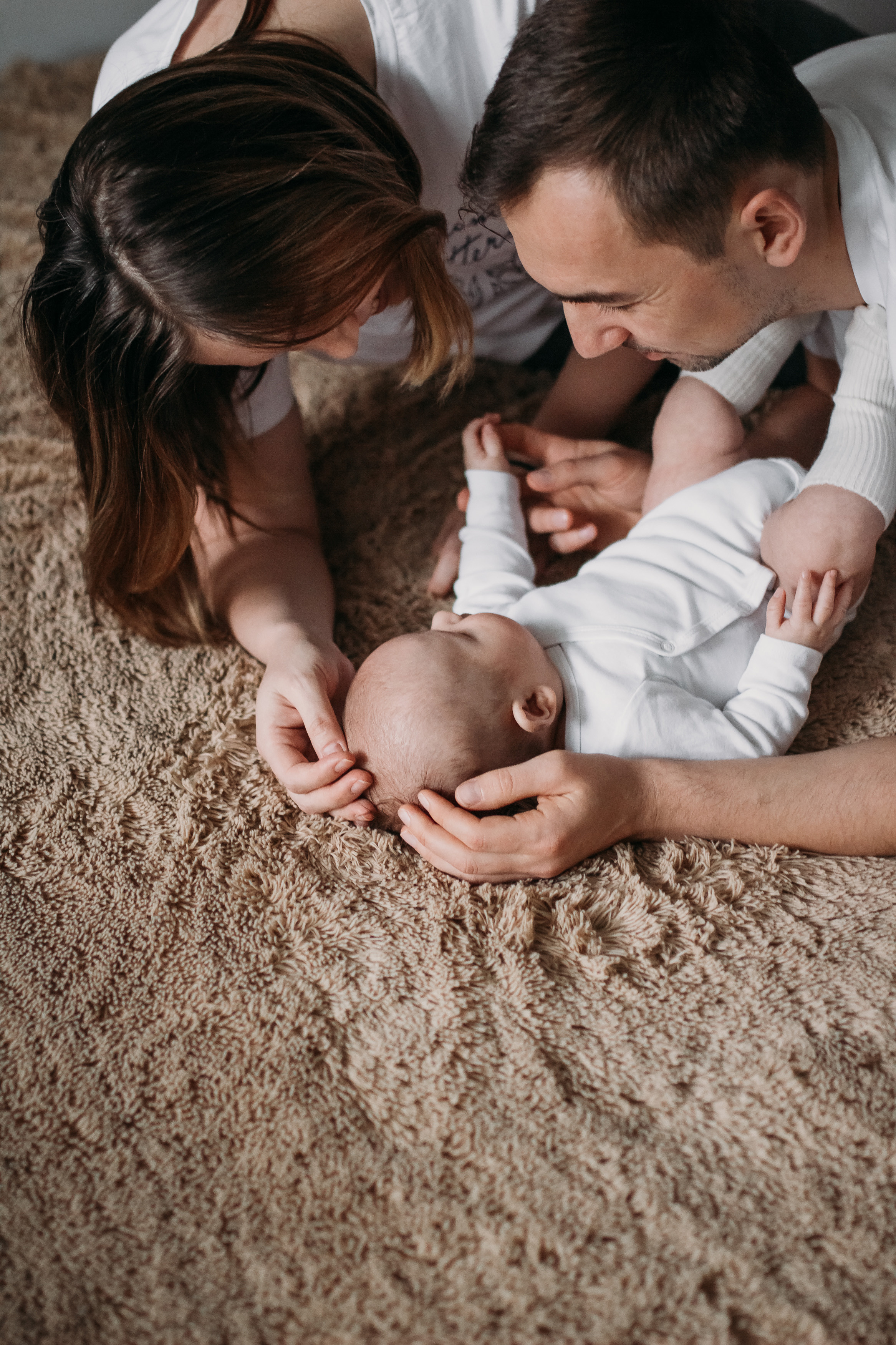 Newborn фотосессия дома. Семейный фотограф Екатеринбург Черепанова Олеся