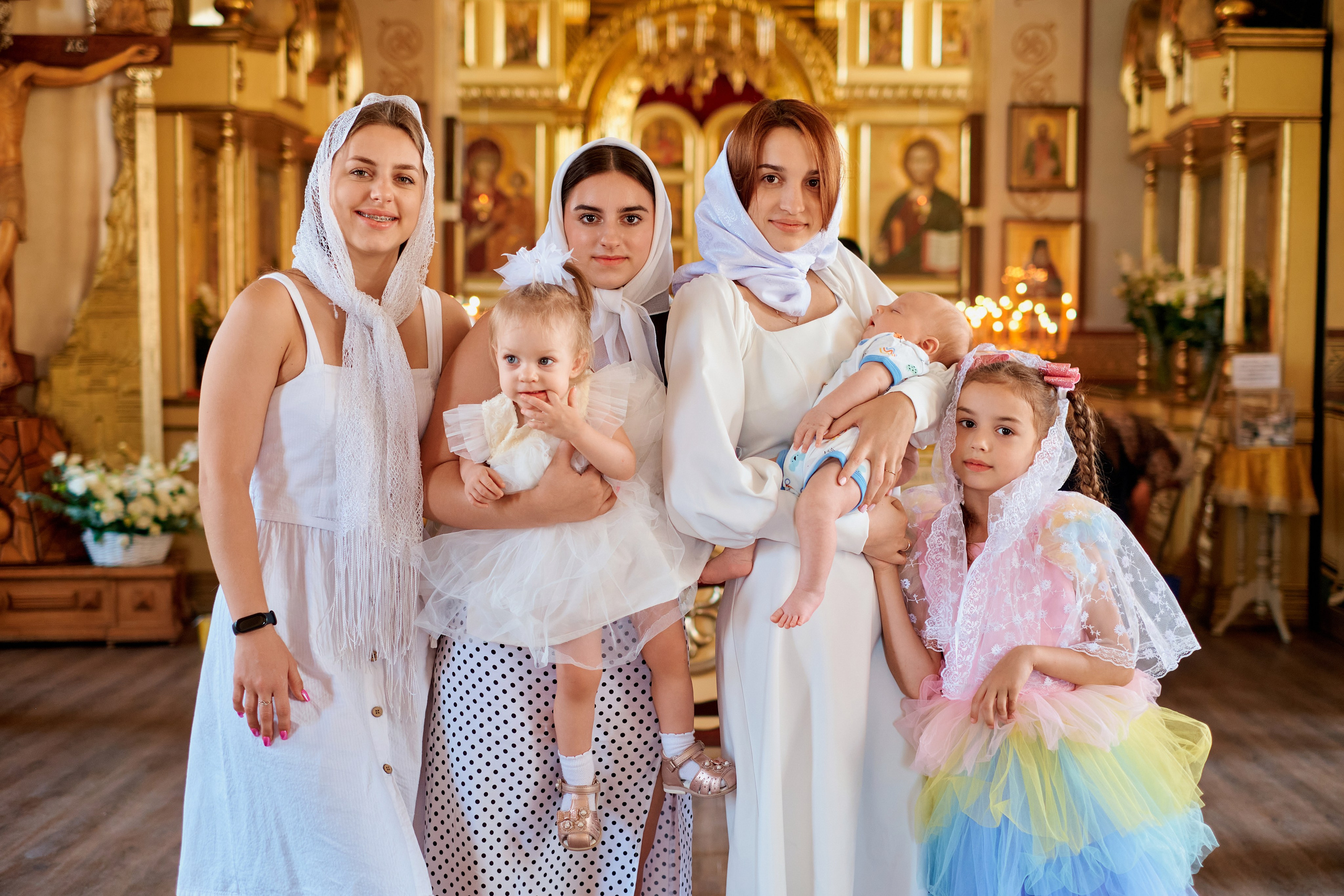 Крестины Григория. Храм святителя Николая Чудотворца. Фотограф Таганрог Анна Трайжон