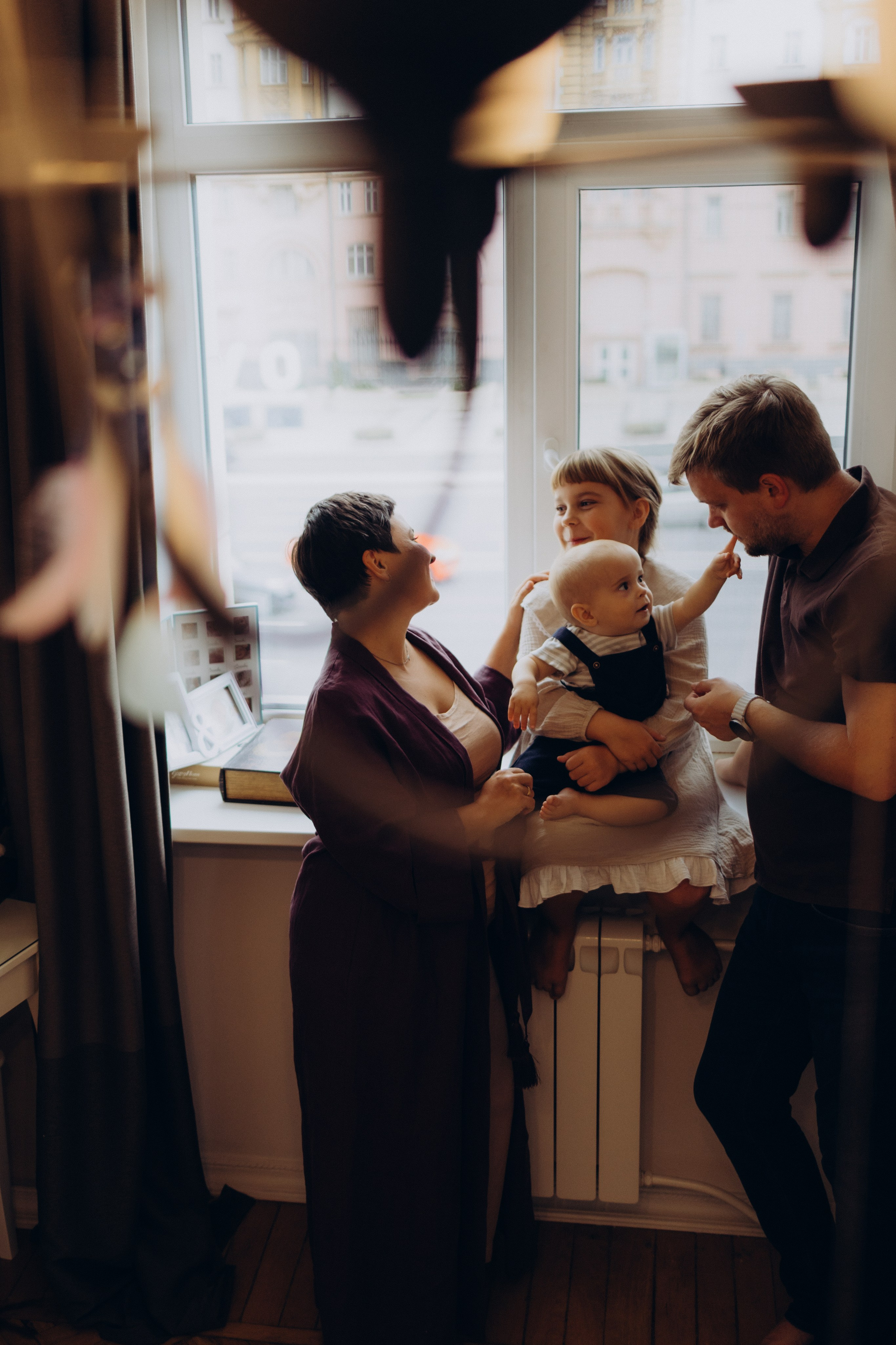 Домашняя семейная фотосессия с детьми. Семейный фотограф в Москве и Люберцах Юлия Гуськова