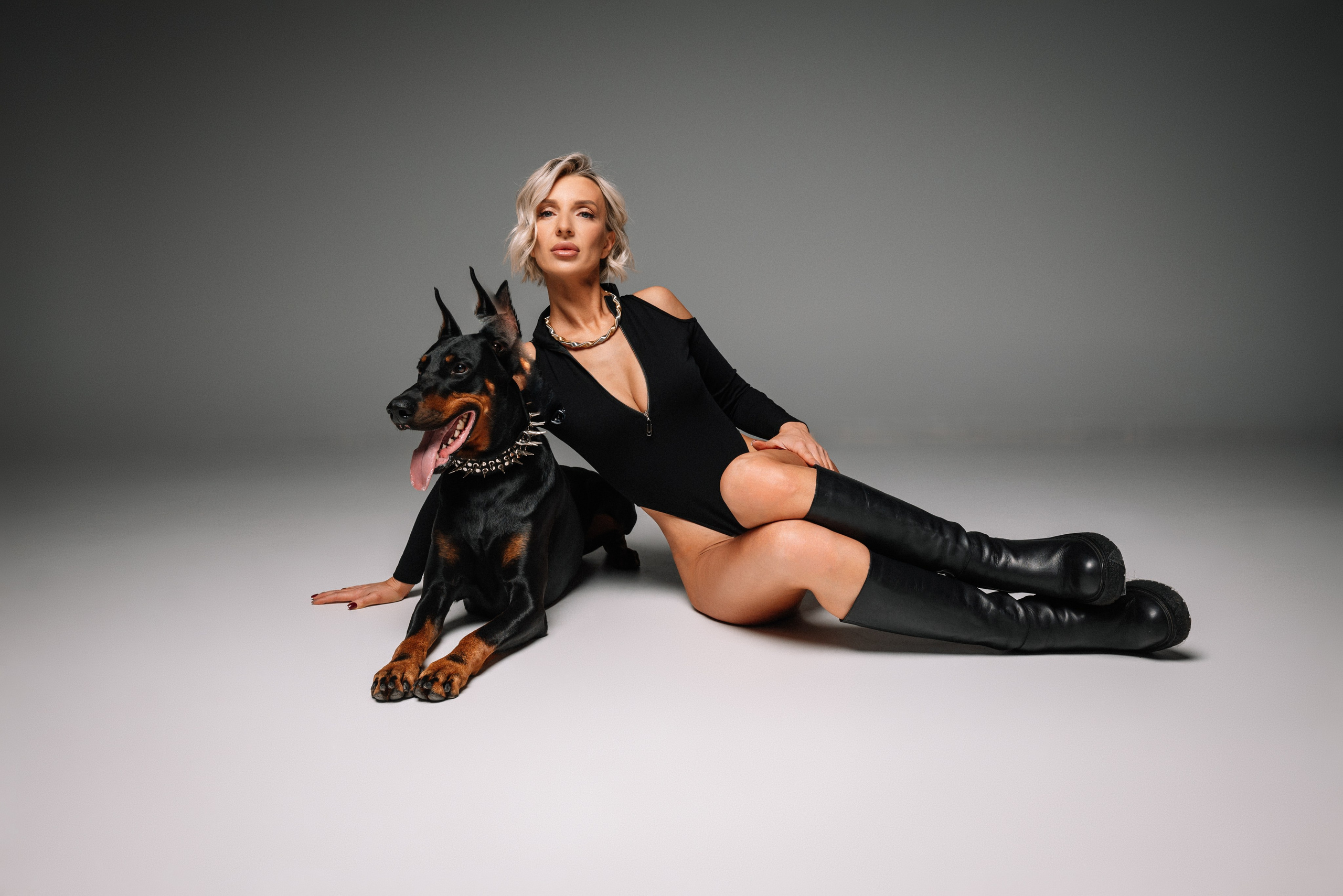 Фотосессия с доберманом. Фотограф в Красноярске / Дивногорске. Файзулина Анастасия