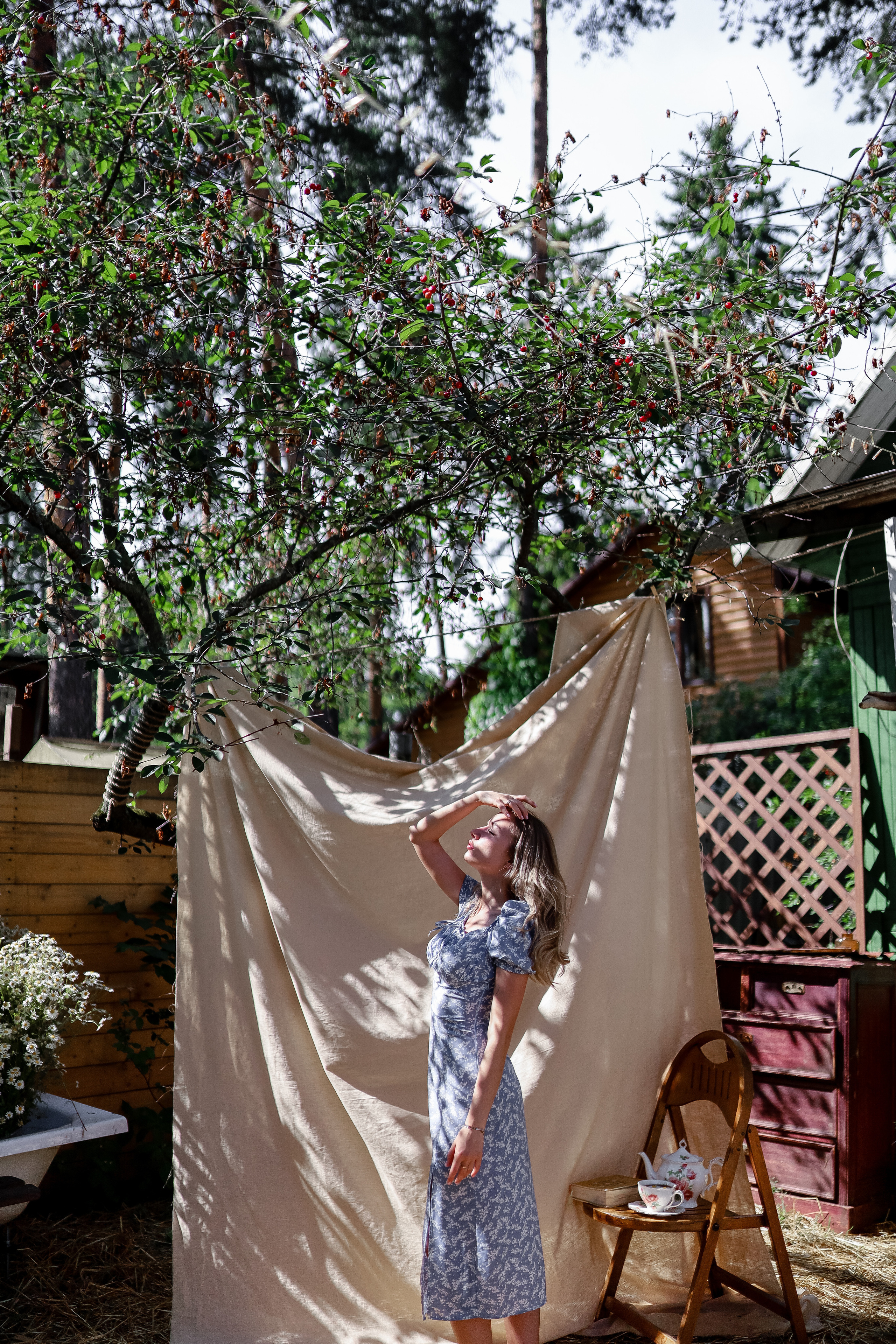 Кристина на даче. Фотограф в Москве и области Савина Антонина