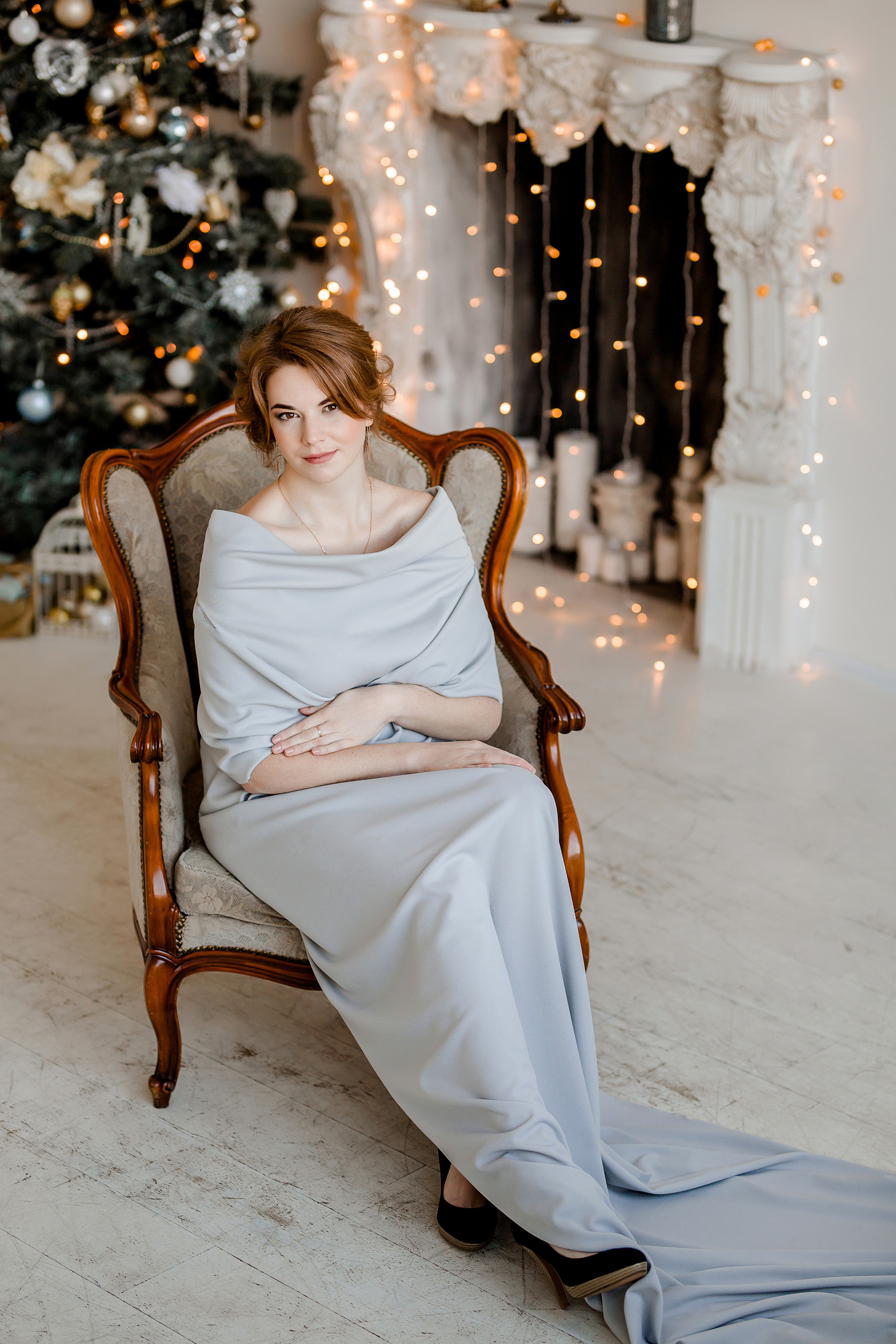 Женский портрет в фотостудии. Темный и светлый залы. Ольга. Семейный и детский фотограф в Москве Вера Ускова