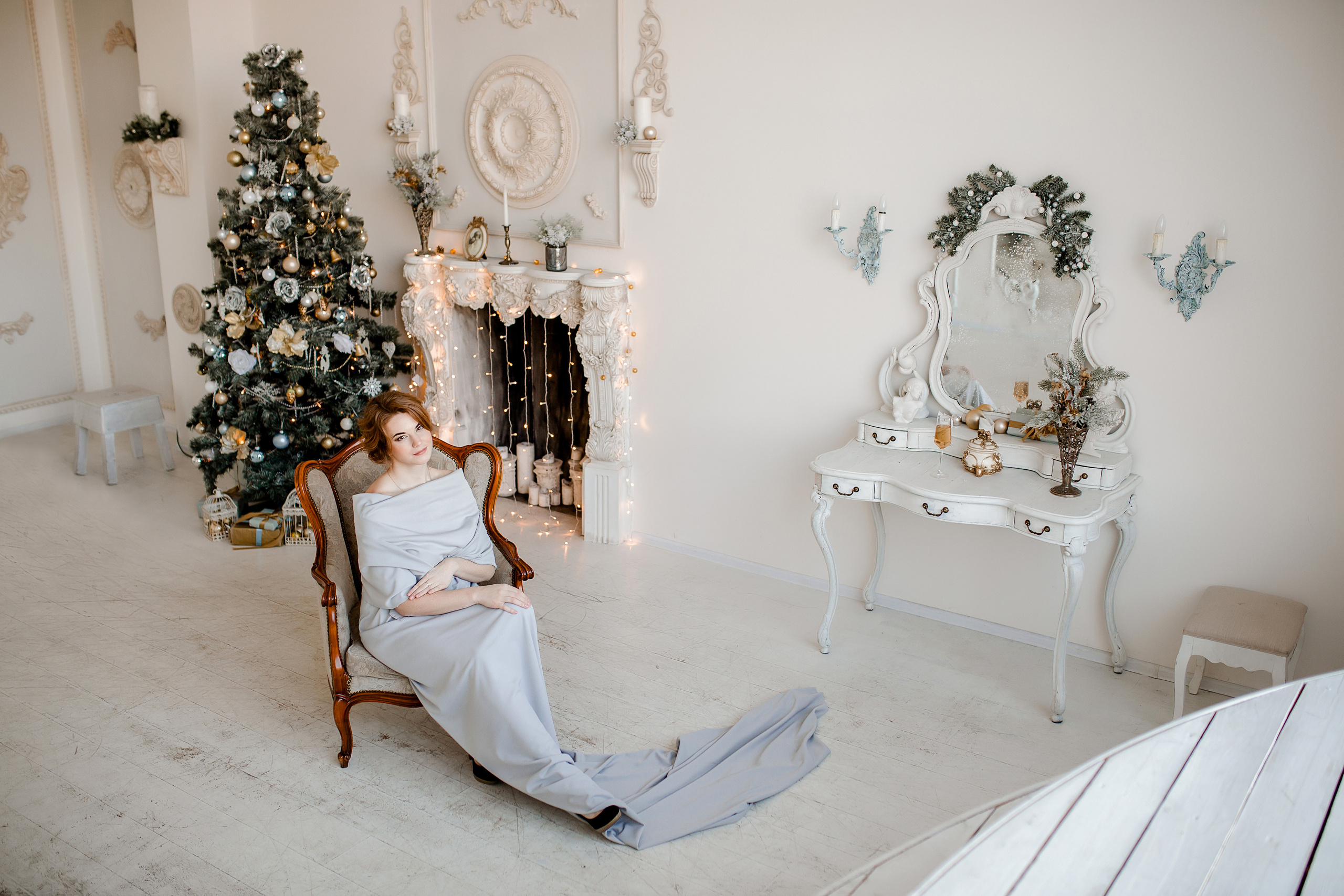 Женский портрет в фотостудии. Темный и светлый залы. Ольга. Семейный и детский фотограф в Москве Вера Ускова