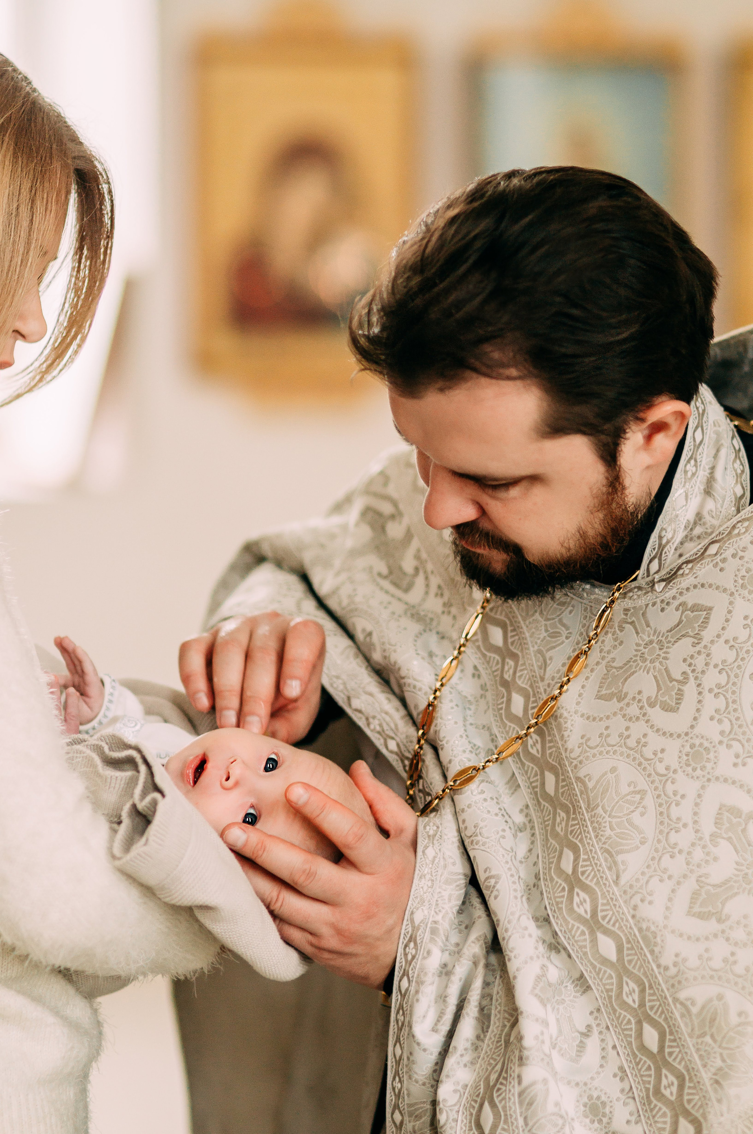 Крещение. Семейный и детский фотограф в Москве Вера Ускова